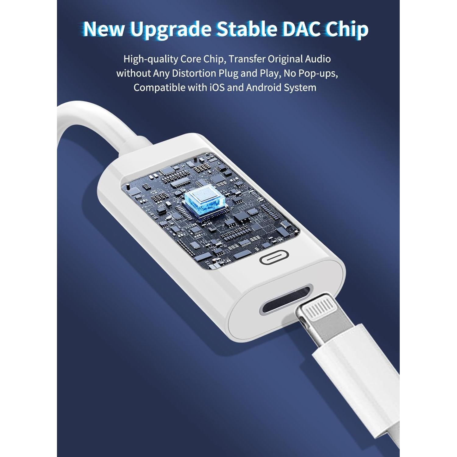 Adaptador Lightning a USB C Sihyqiuling 2Pack Carga Rápida 100W