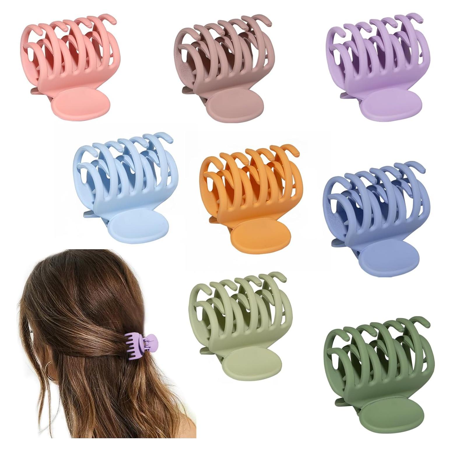 Pinzas de Garra Mate Viabty 8PCS para Cabello Fino y Grueso