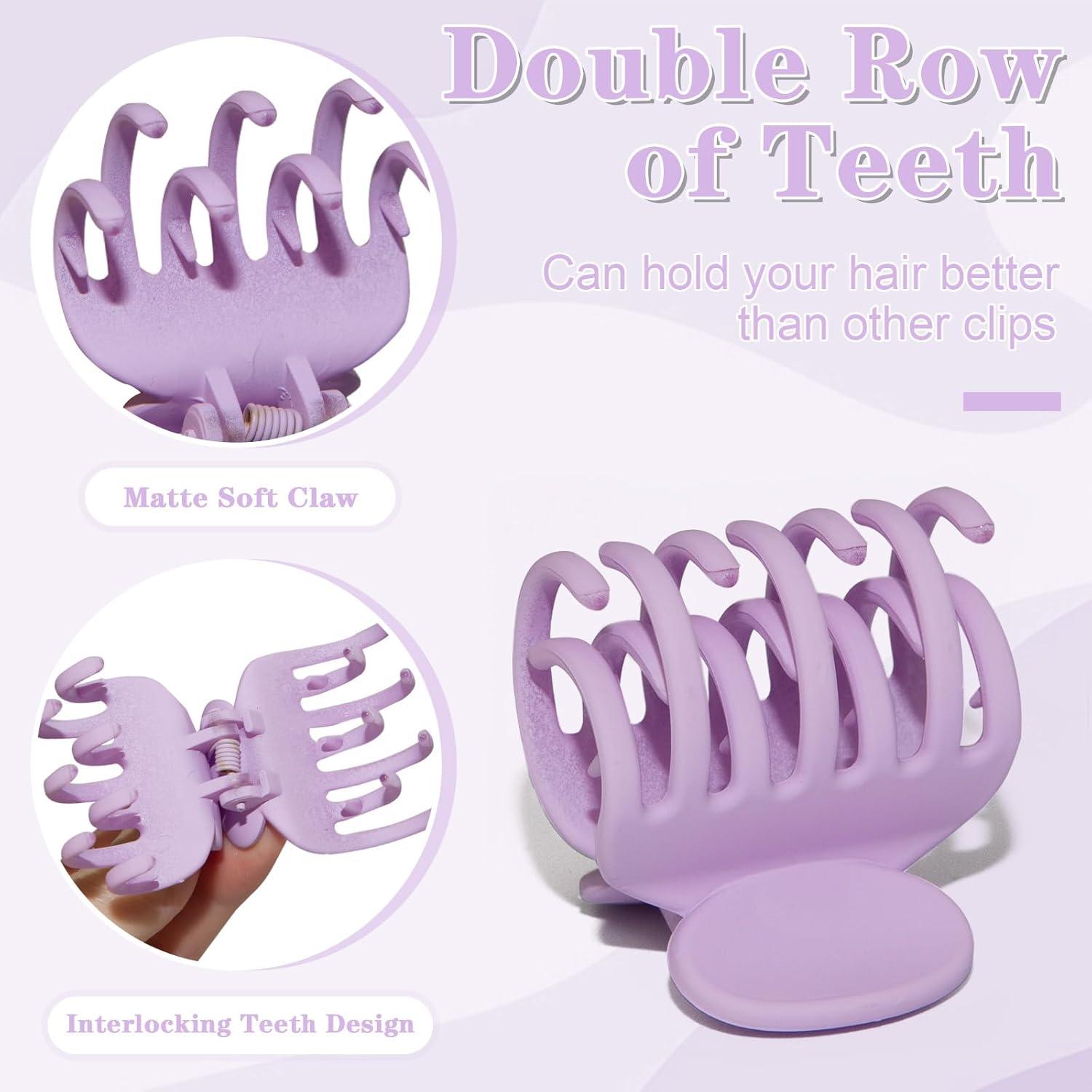 Pinzas de Garra Mate Viabty 8PCS para Cabello Fino y Grueso