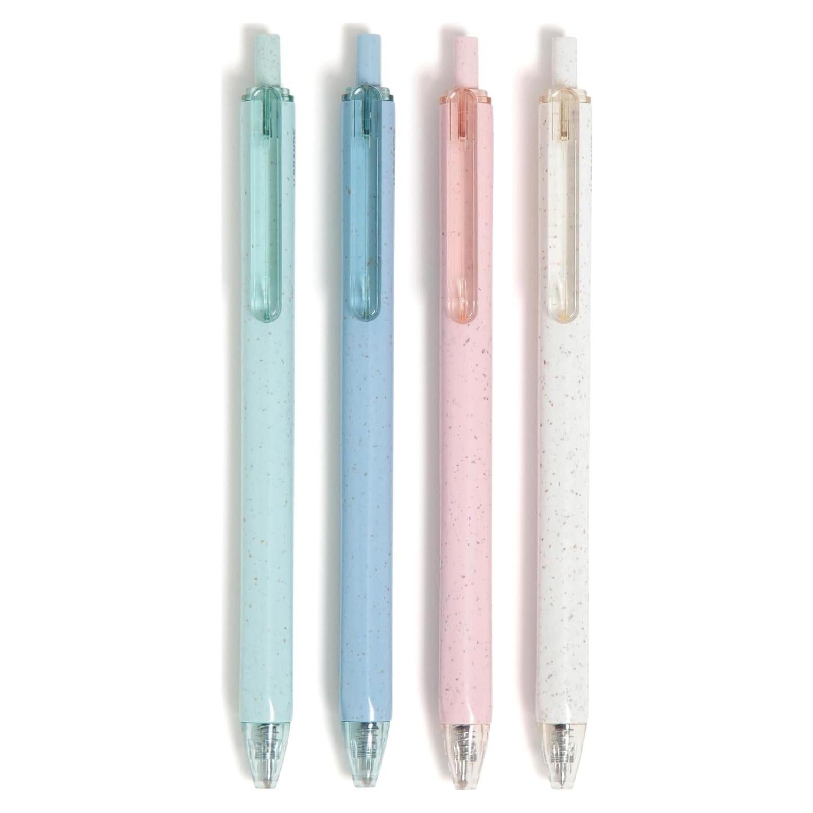 Set de 4 Bolígrafos de Gel U Brands U-Eco Motivo Pastel 0.7 mm