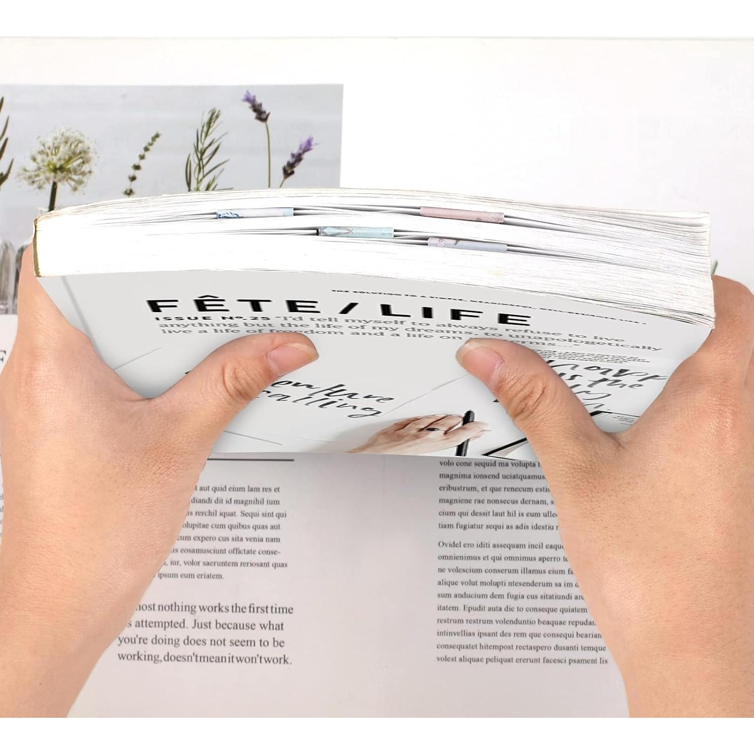 15 Marcadores Magnéticos Joyberg Estilo Floral para Lectura