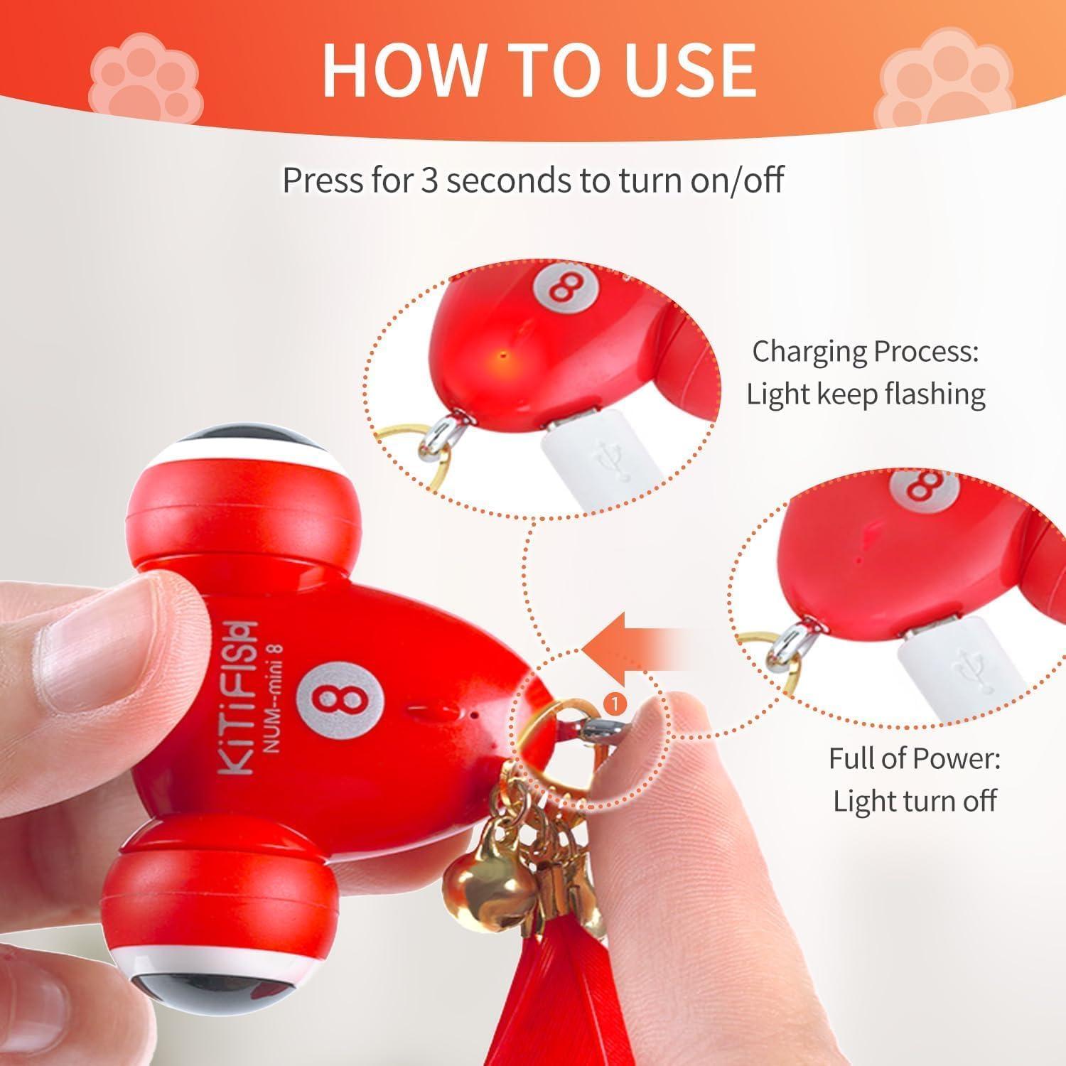 Juguete Interactivo para Gatos KiTiFiSH Automático USB