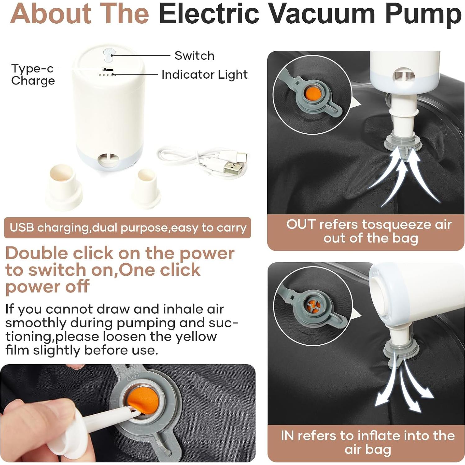 Bolsa de Viaje Grande Ai4058-109 Beige y Marrón con Compresor