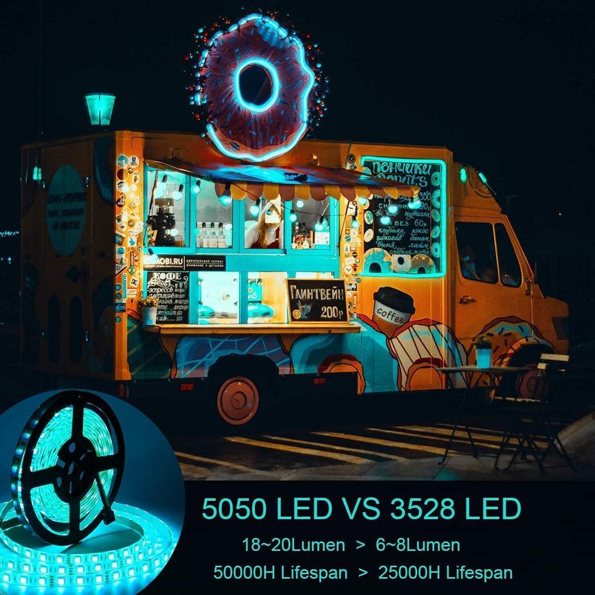 Tira de Luz LED RGB 5M SUPERNIGHT SMD 5050 Impermeable