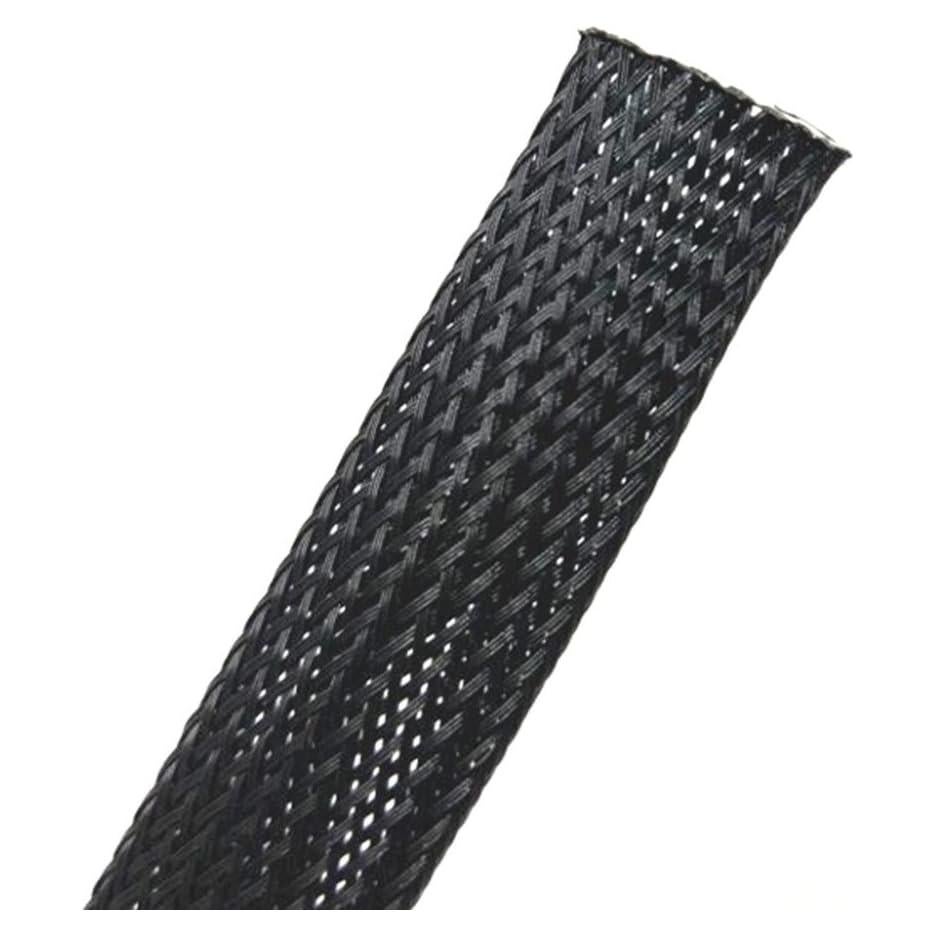 Manguito Trenzado Expandible Wang-Data 25ft Negro 3.18cm