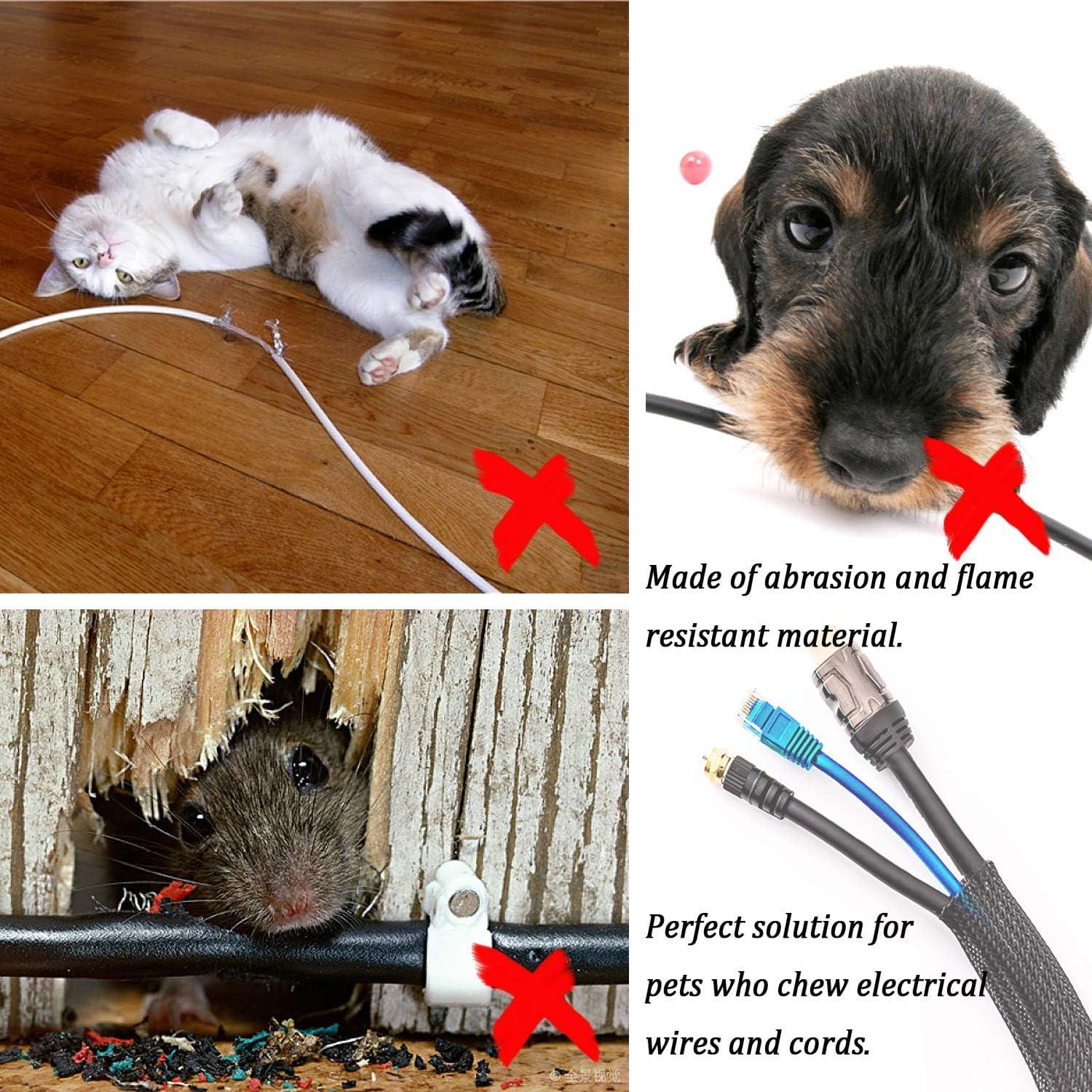 Manguito Trenzado Expandible Wang-Data 25ft Negro 3.18cm