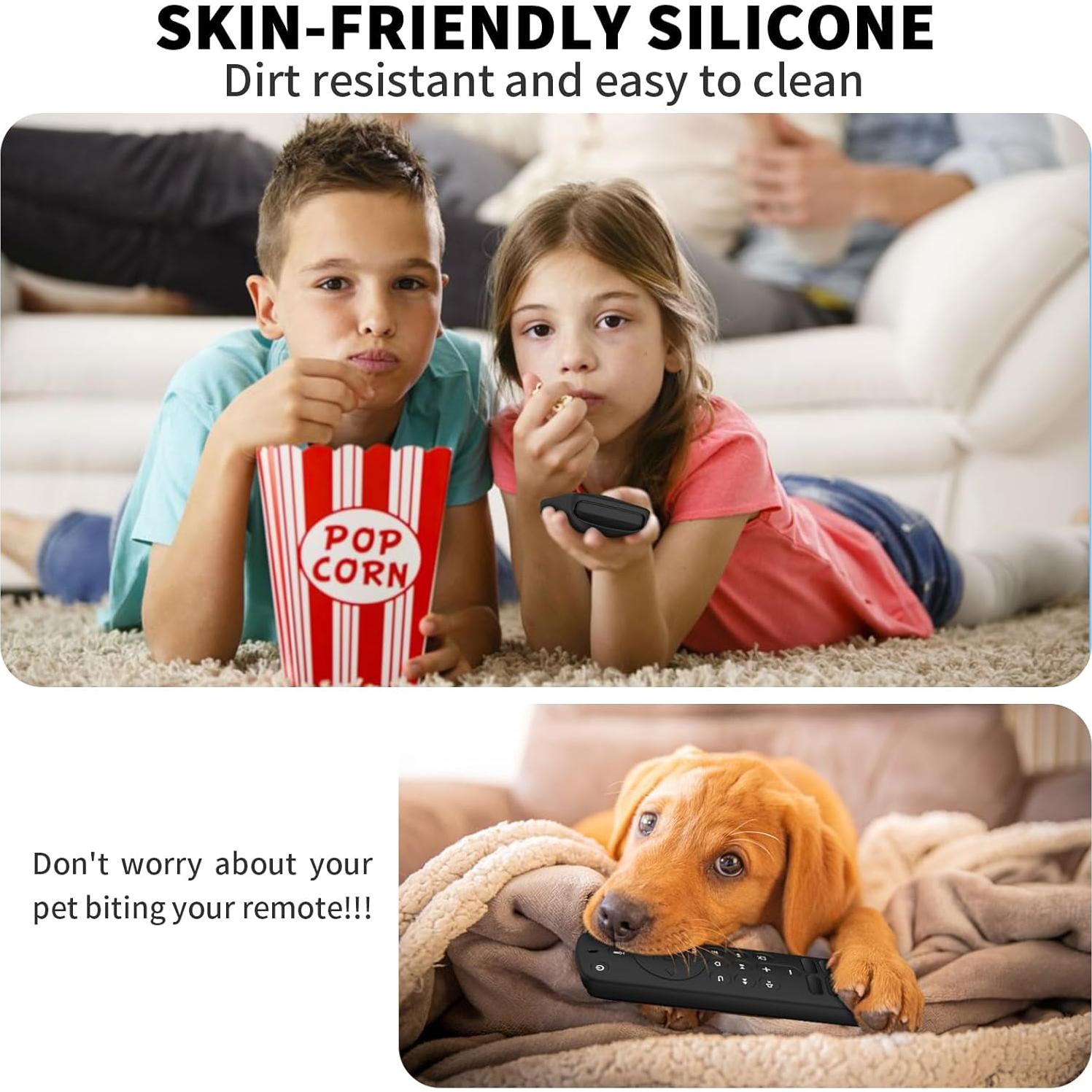 Paquete de 3 fundas de silicona para control remoto Fire TV