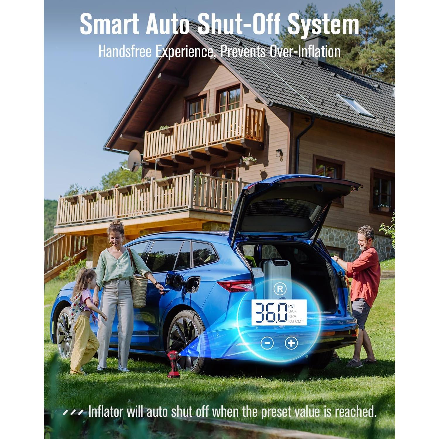 Compresor de Aire Portátil AVID POWER 20V Inalámbrico 30 LPM