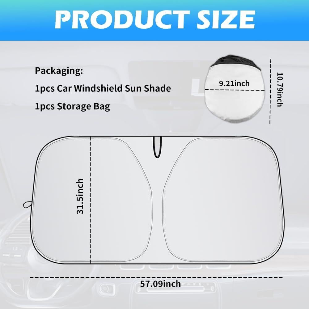 Protector Solar Parabrisas YGDMD L 145x80 cm Plegable