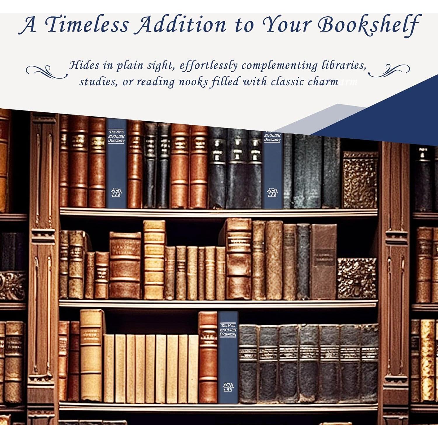 Caja de Seguridad en Forma de Libro Tahoe Trails Azul Marino