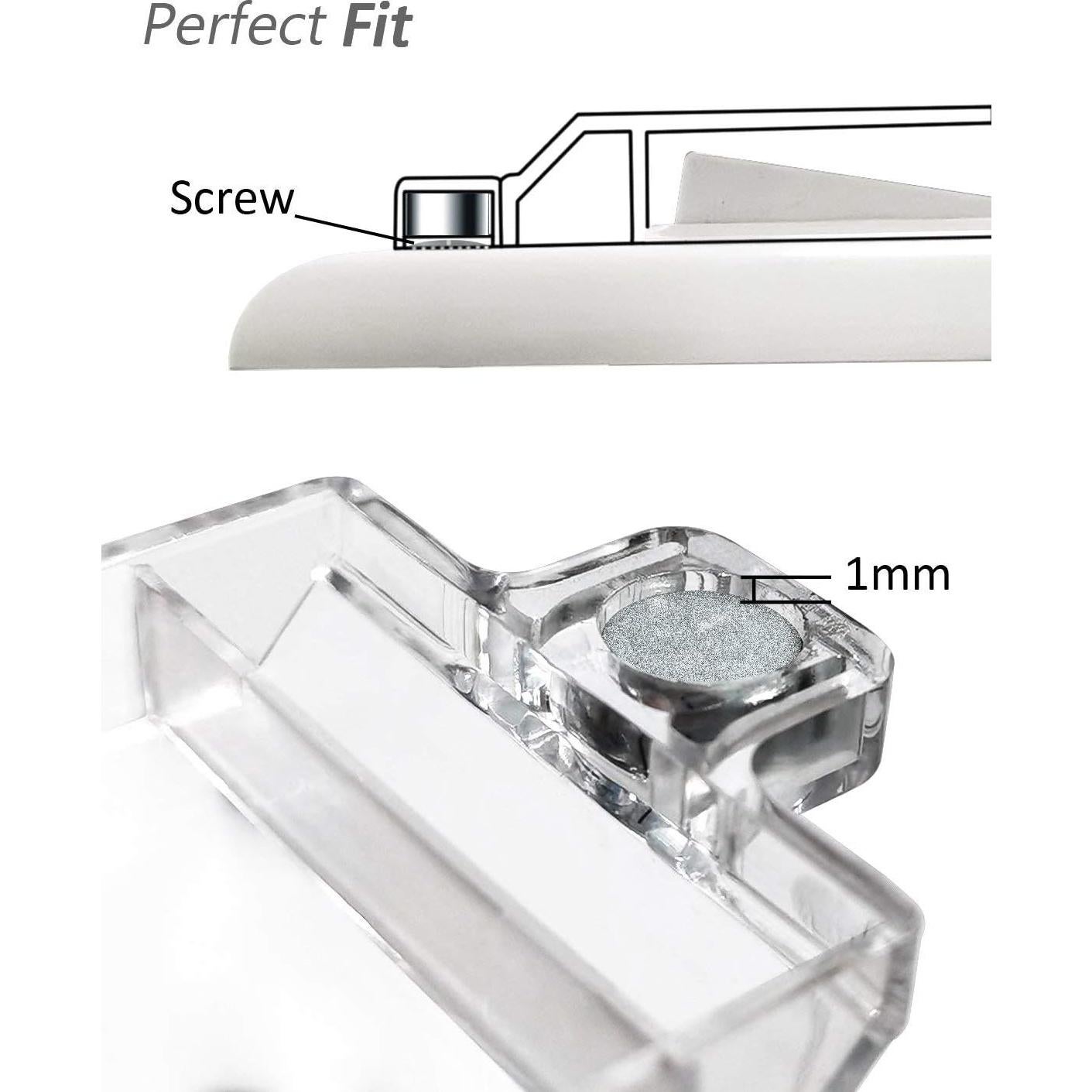 Cubierta Magnética para Interruptor ILIVABLE Transparente 1 Paquete