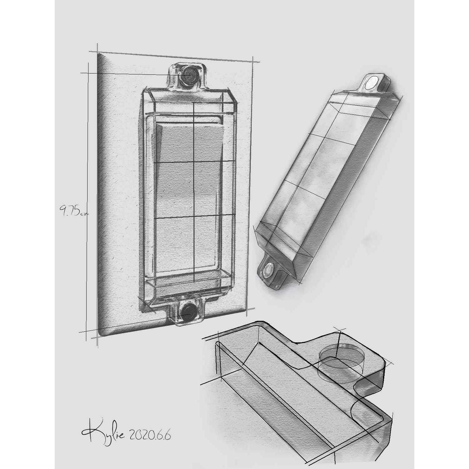 Cubierta Magnética para Interruptor ILIVABLE Transparente 1 Paquete