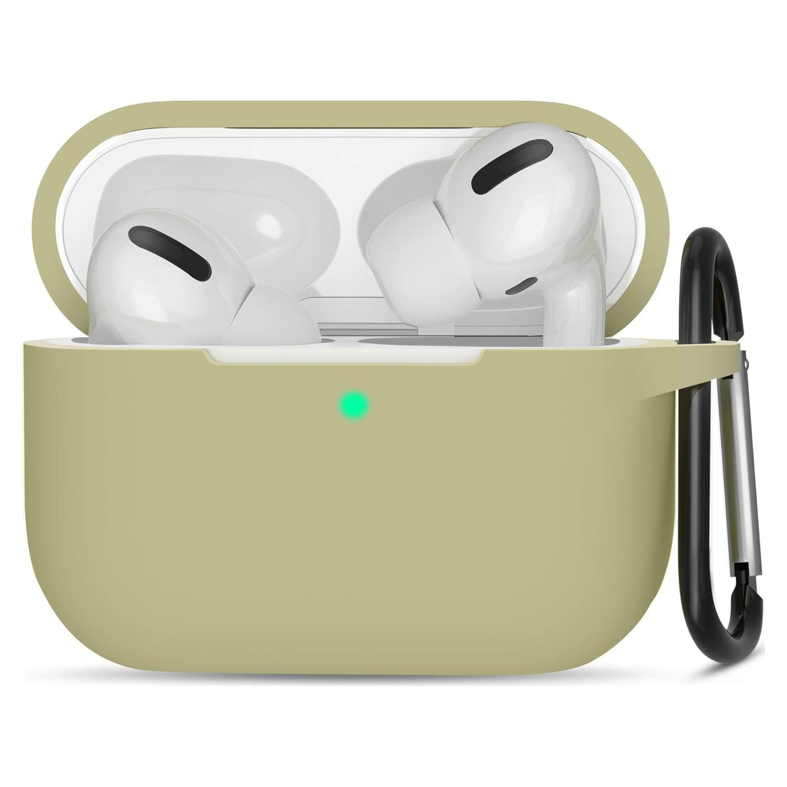 Funda de Silicona SATLITOG para AirPods Pro Verde Militar