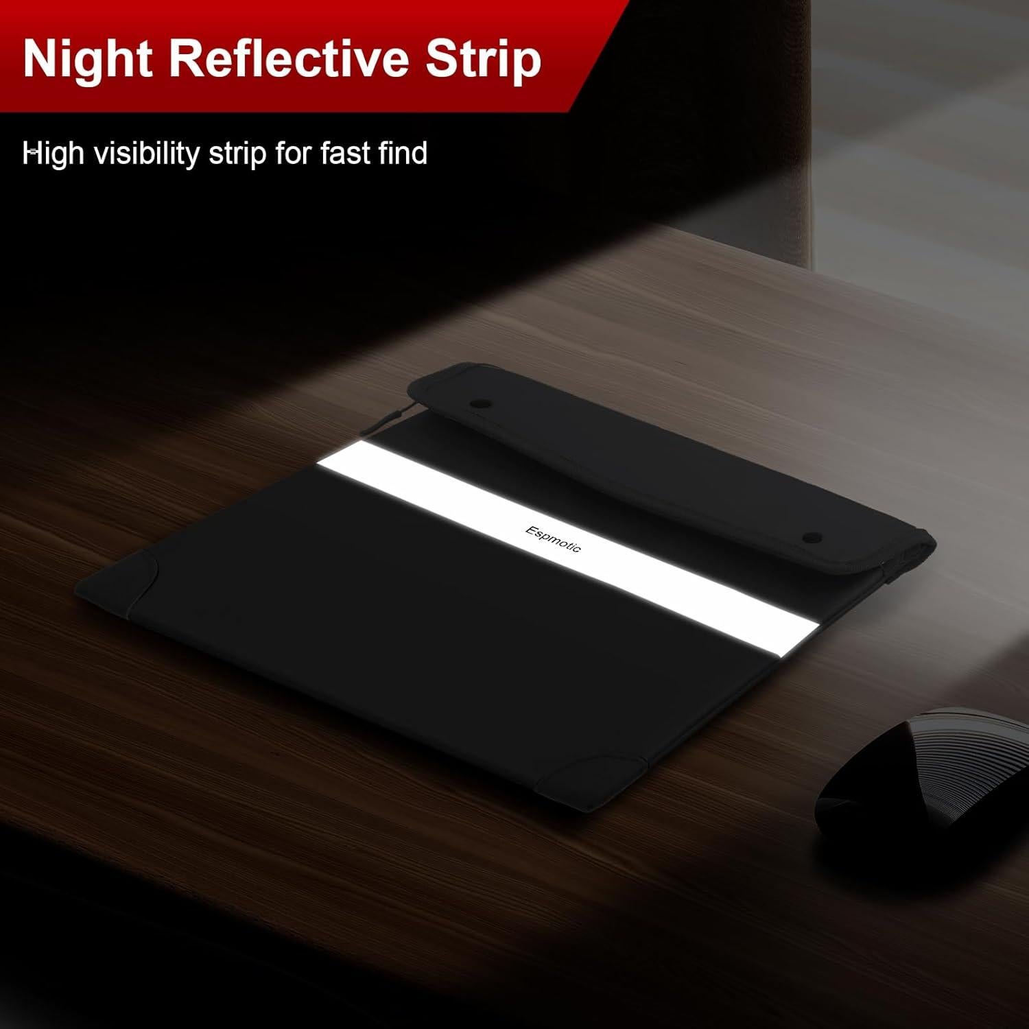 Bolsa de Documentos a Prueba de Fuego Espmotic 36x27 cm Negra