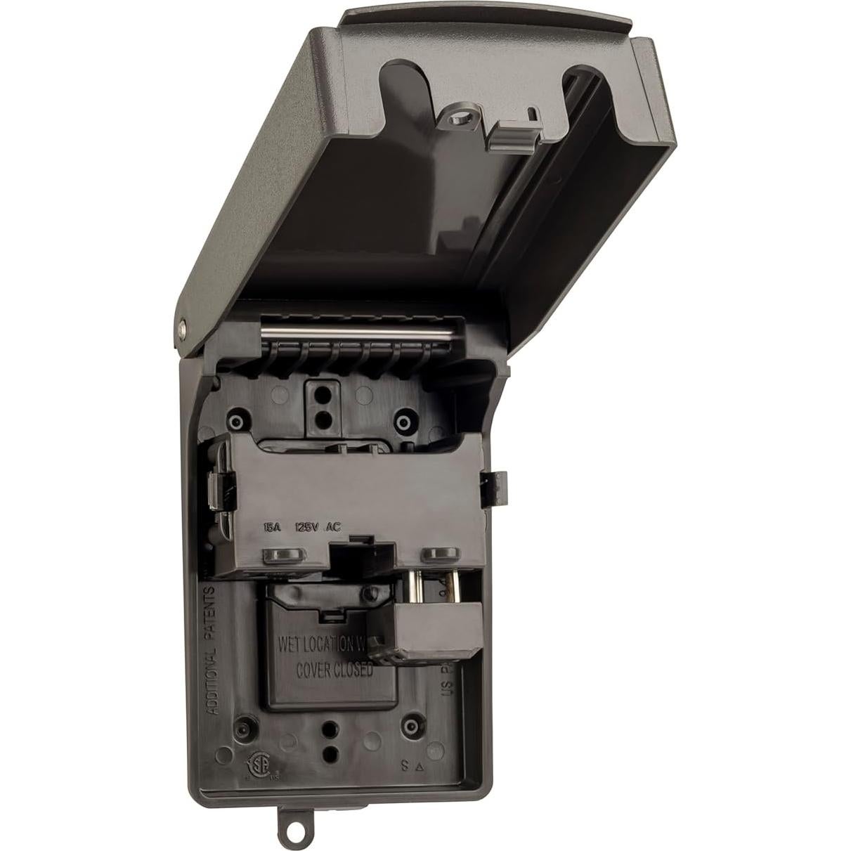 Cubierta Vertical Slim 1-Gang Sealproof Bronce Impermeable