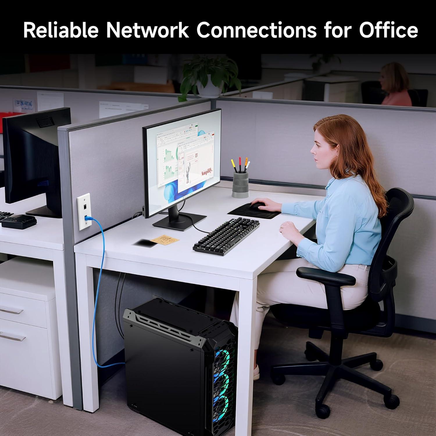 Cable Keystone Cat6 RJ45 25 Unidades Cable Matters Negro