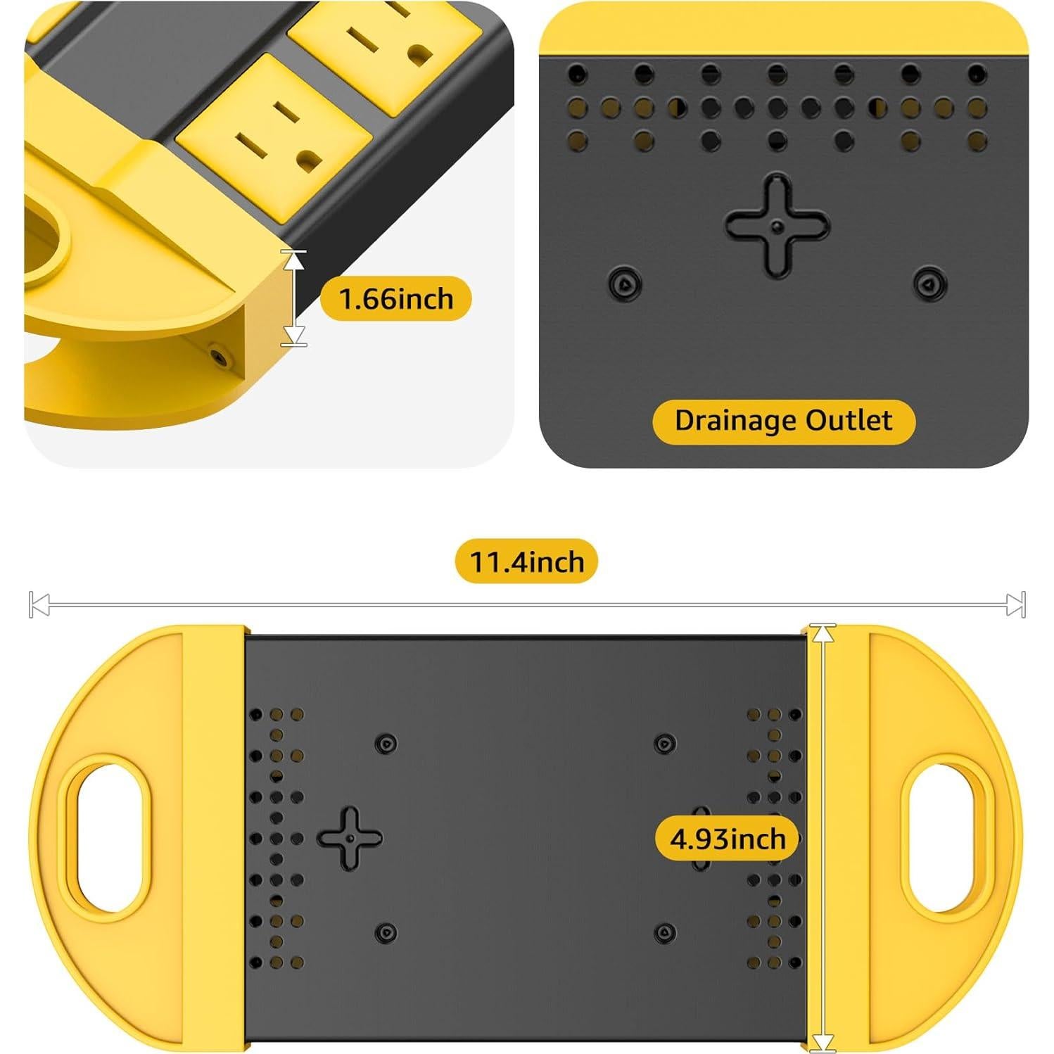 Toma de Corriente Exterior Impermeable CCCEI 8 Salidas 1.83M