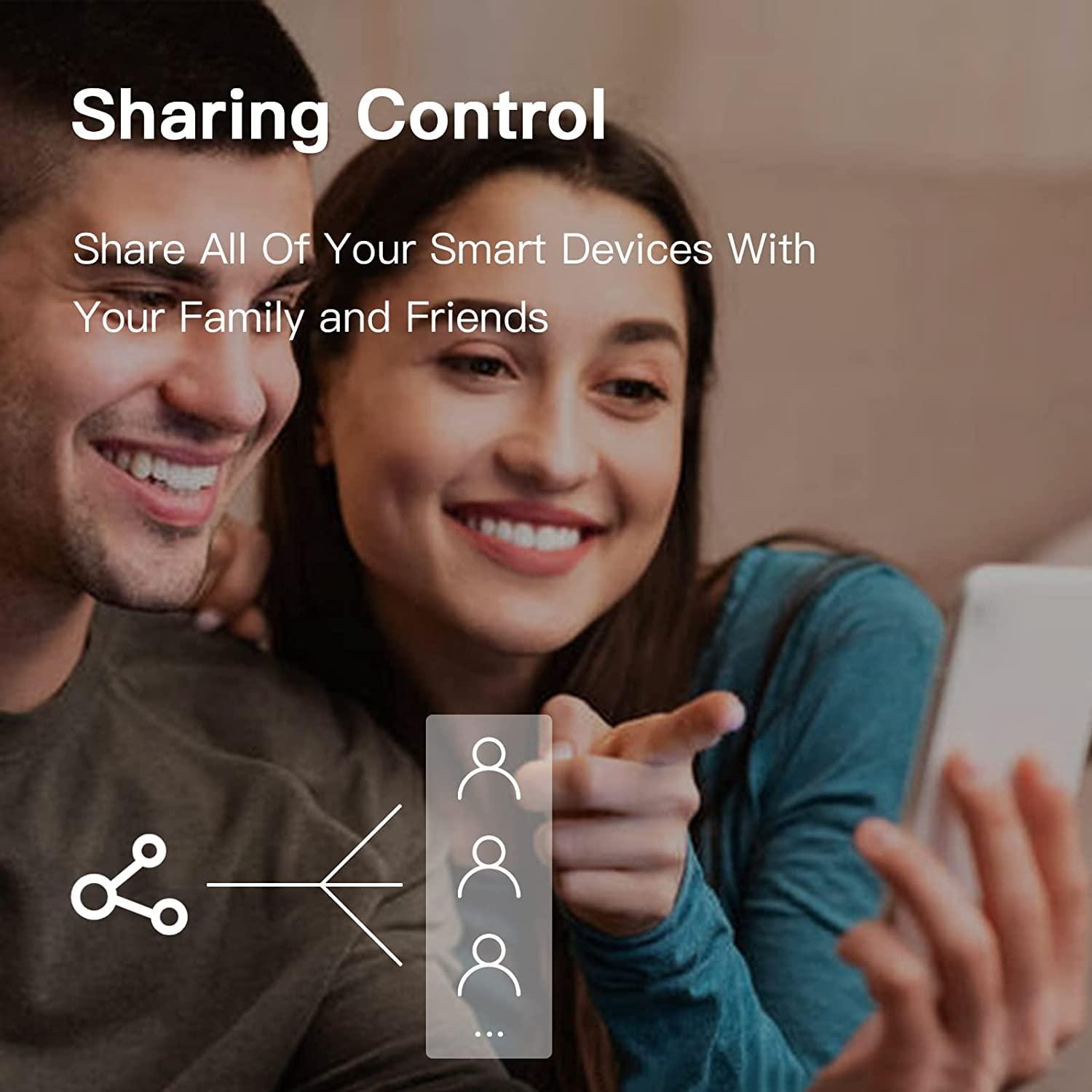 Interruptor de Luz Inteligente BSEED 1 Gang WiFi Negro