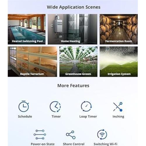 Controlador de Temperatura Inteligente Huacaoe 1CH 10A