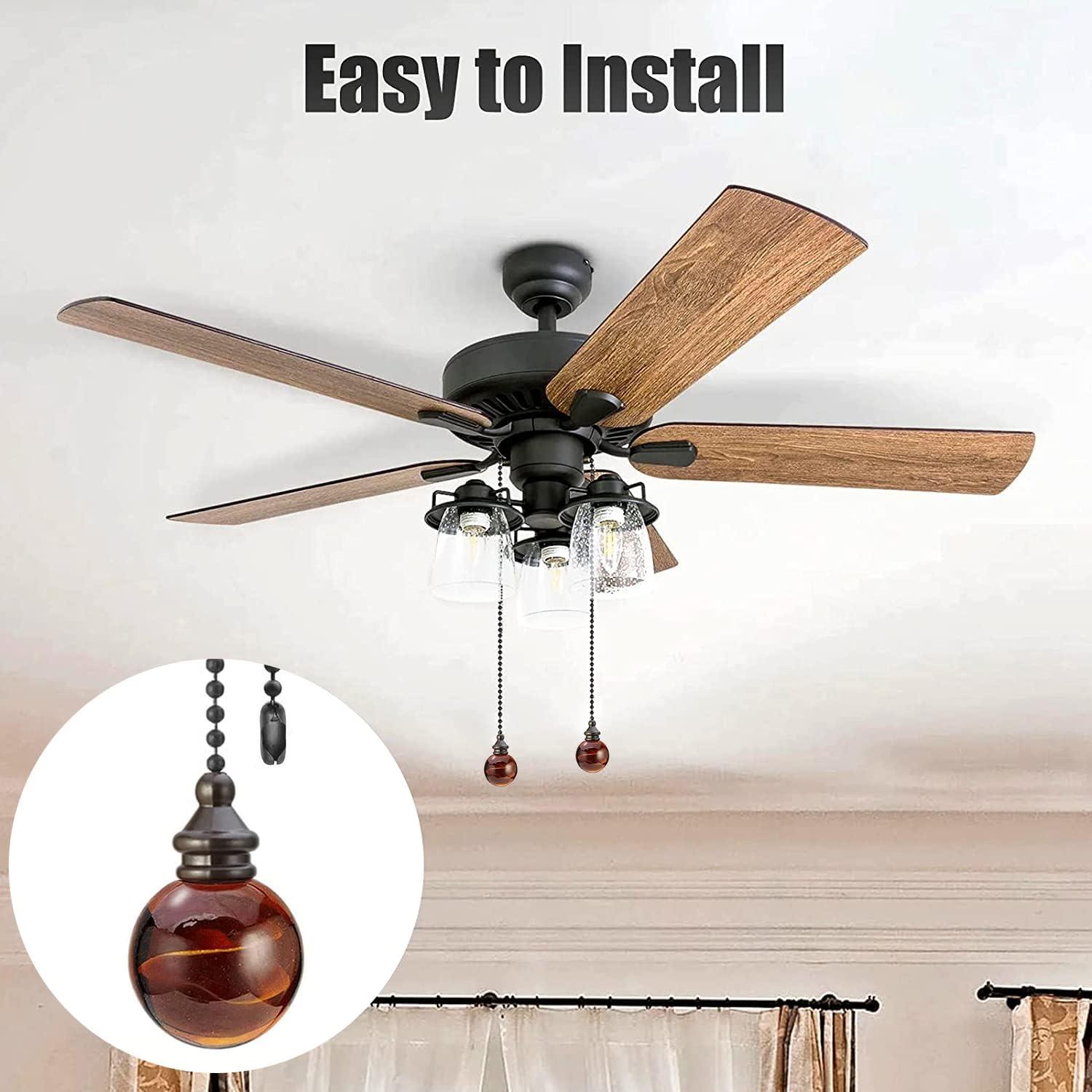 Cadena de Tirar para Ventilador de Techo Akahttbn Bronce 30.48 cm