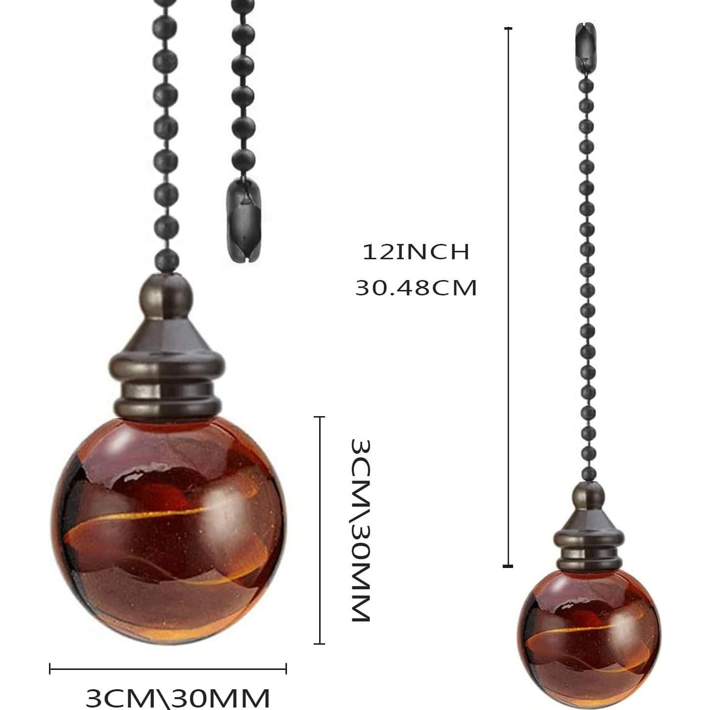 Cadena de Tirar para Ventilador de Techo Akahttbn Bronce 30.48 cm