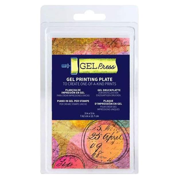 Placa de Gel Reutilizable Gel Press 7.6x12.7 cm para Monoprinting