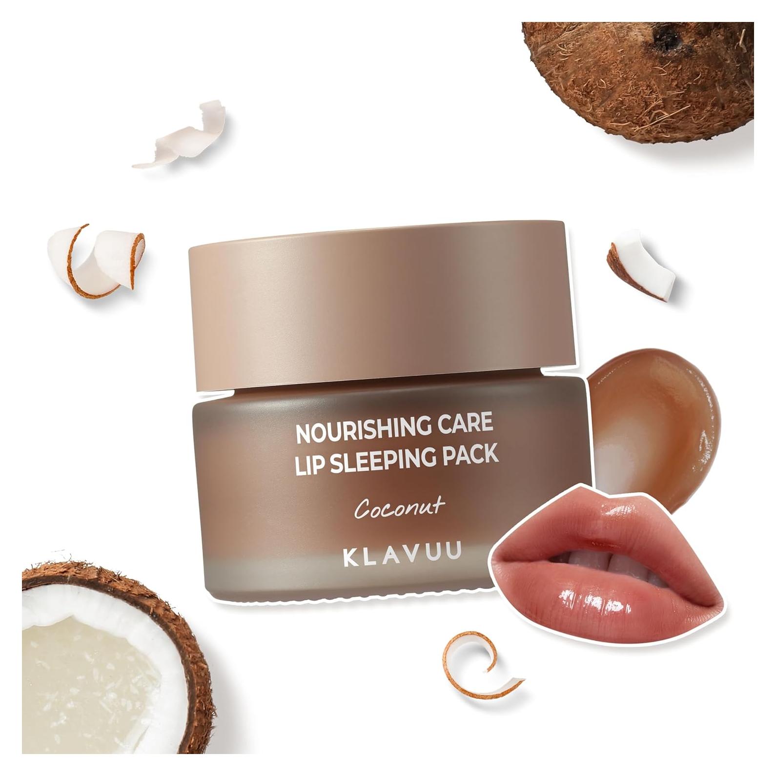 Klavuu Pack de Mascarillas Labiales Hidratantes Coco 20g