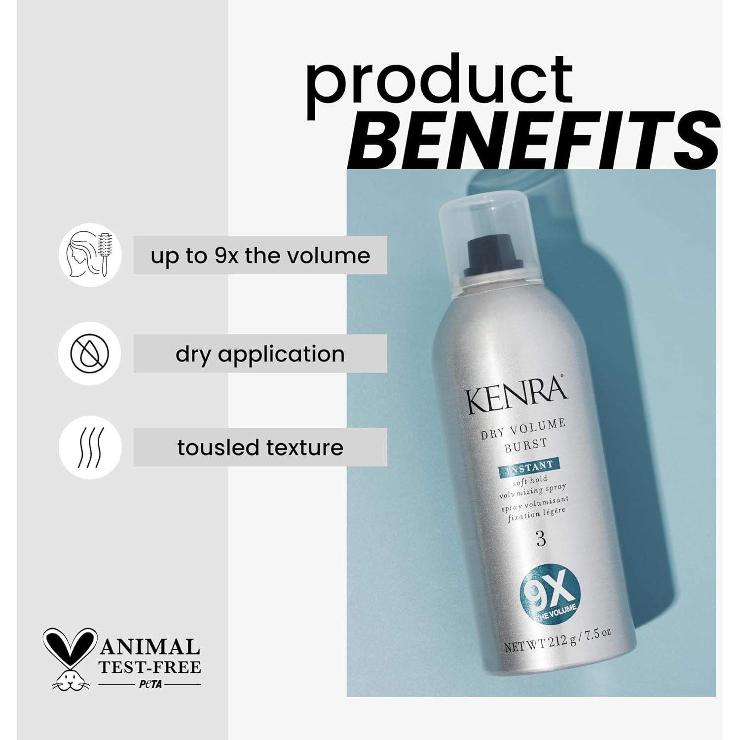 Spray Voluminizador Kenra Professional 212g - Fijación Suave