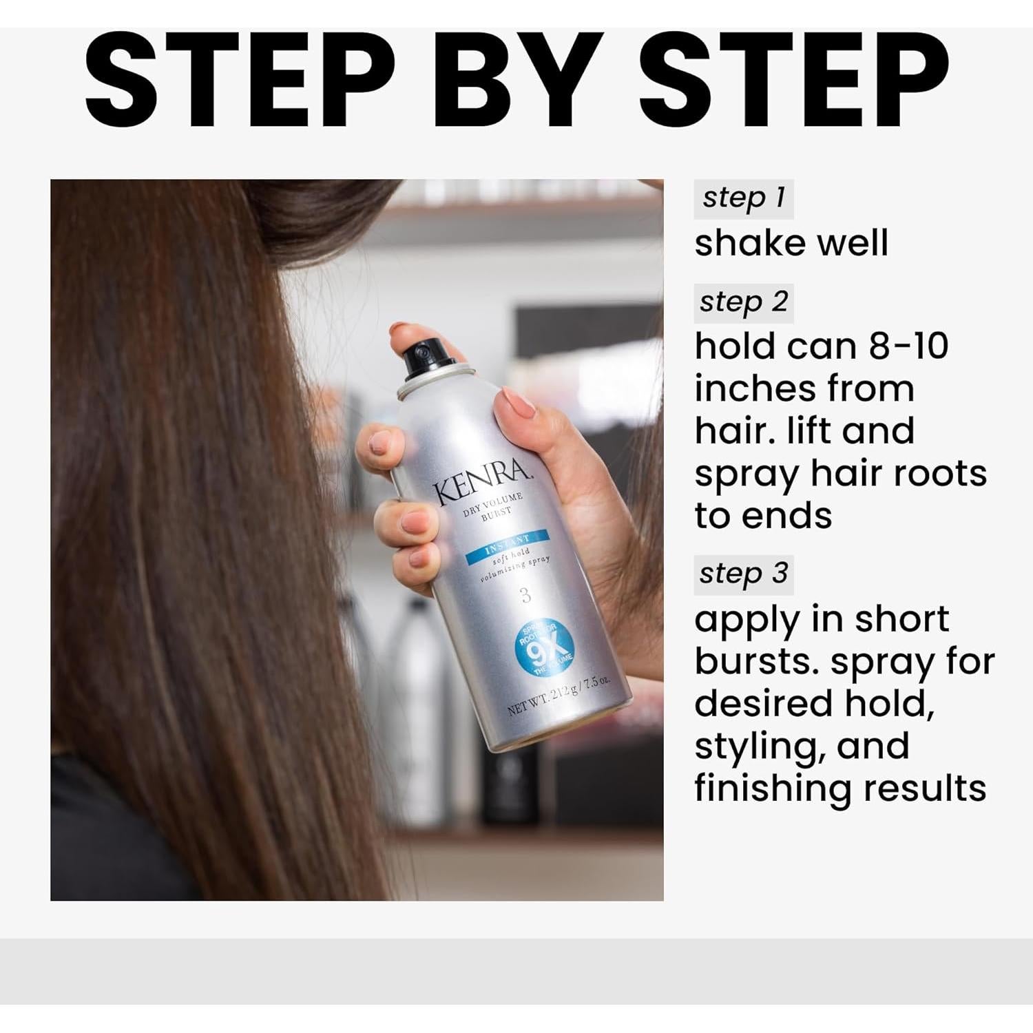 Spray Voluminizador Kenra Professional 212g - Fijación Suave