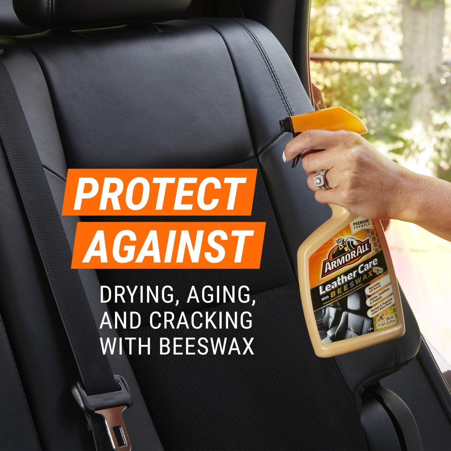 Limpiador de Cuero Armor All 16 Oz con Cera de Abejas