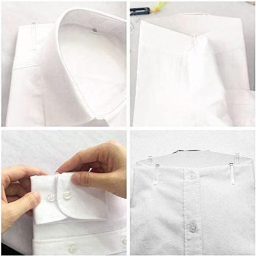 Clips de Plástico Transparente MEETOOT 150pcs 39mm Tipo Cocodrilo