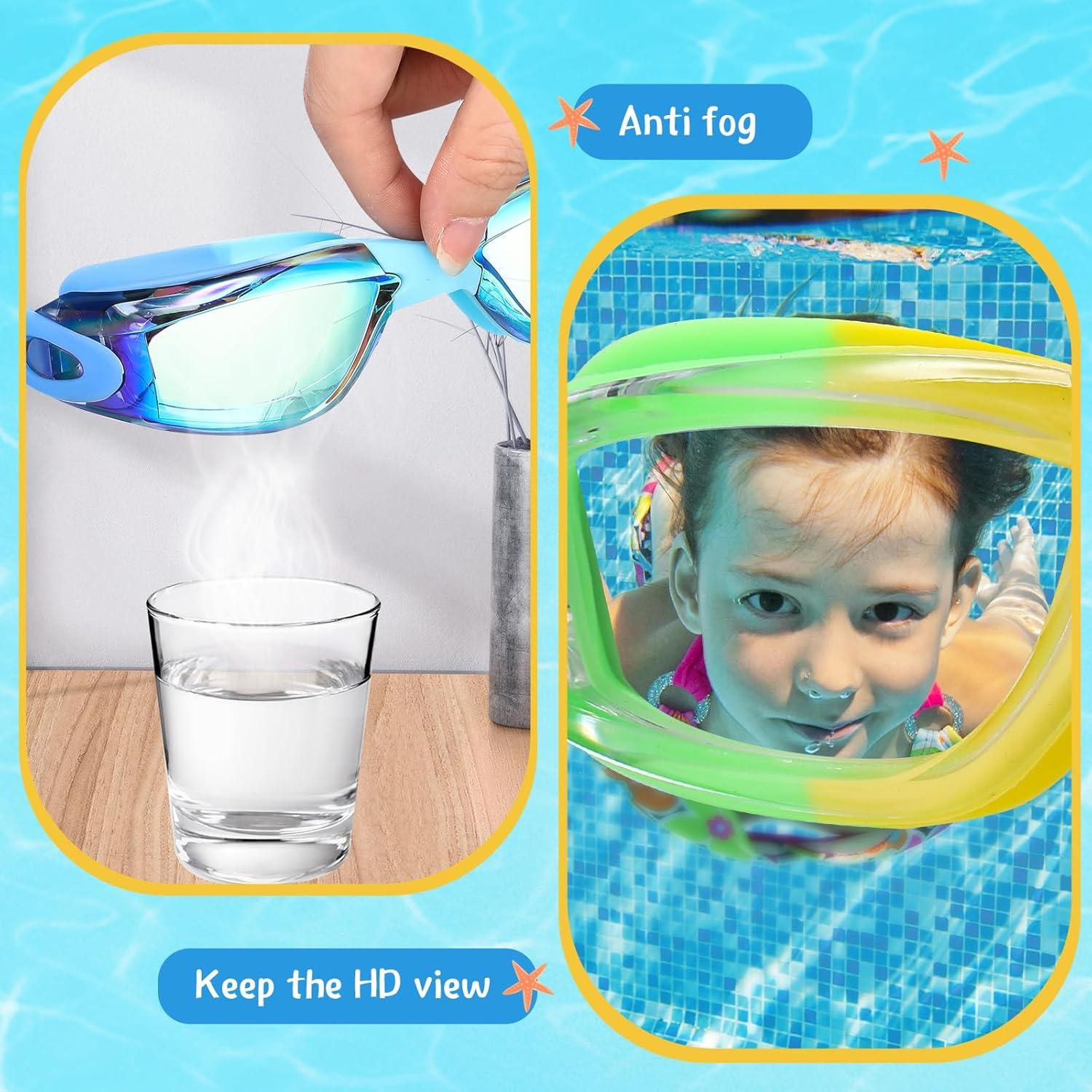 Paquete de 12 Gafas de Natación Xuhal Antivaho y Sin Fugas