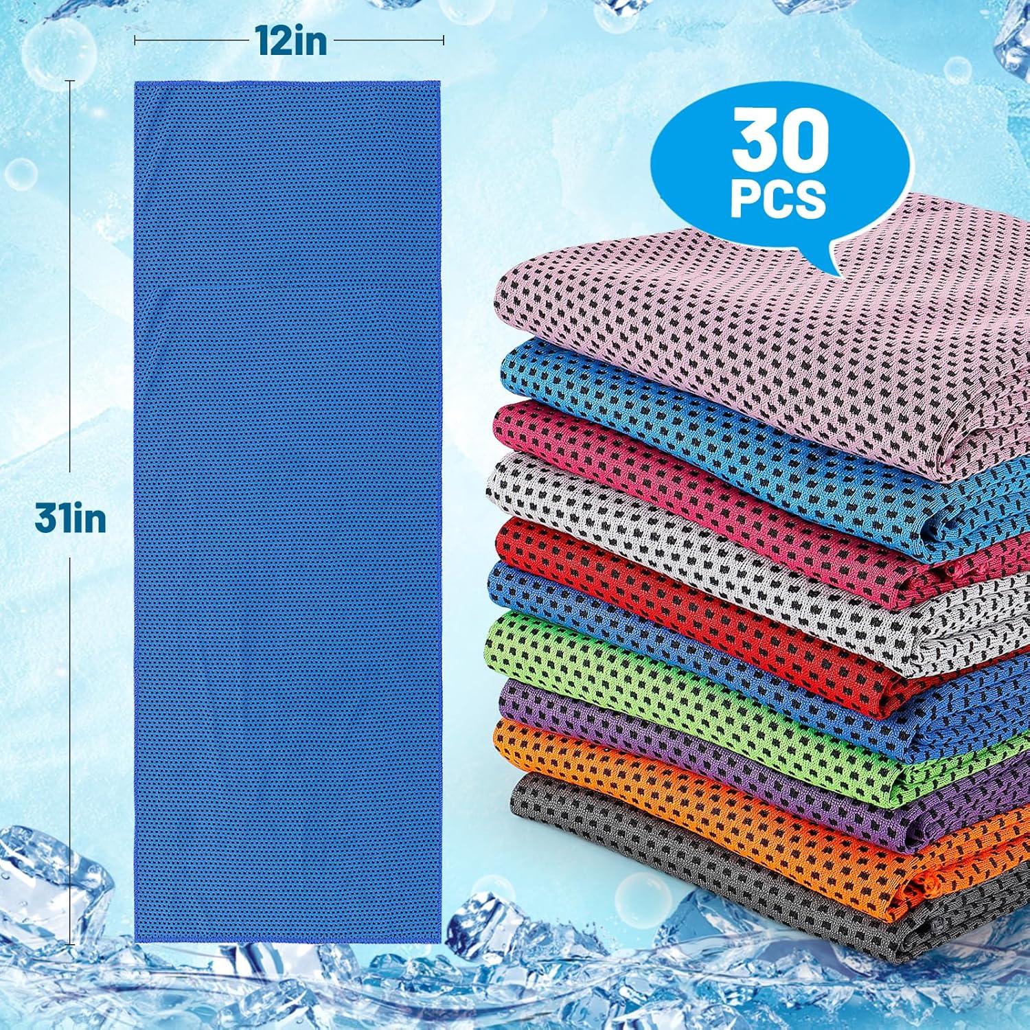 Toallas Enfriadoras MADHOLLY 30 Pcs Multicolor 78.74x30.48cm