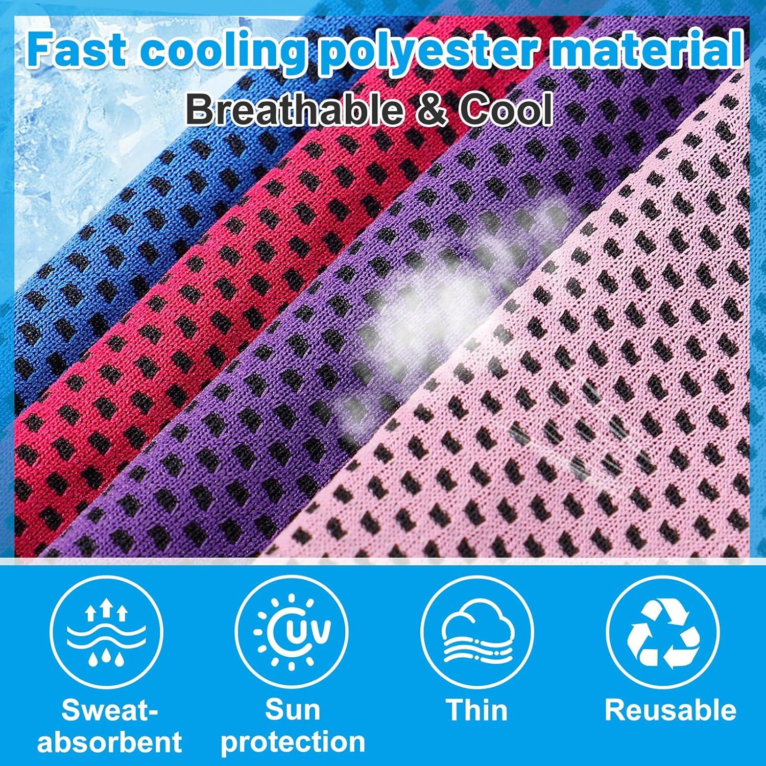 Toallas Enfriadoras MADHOLLY 30 Pcs Multicolor 78.74x30.48cm