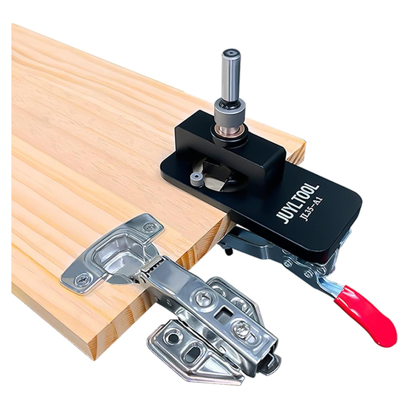 Plantilla de Bisagra Oculta CenfeiTooL 35mm para Madera