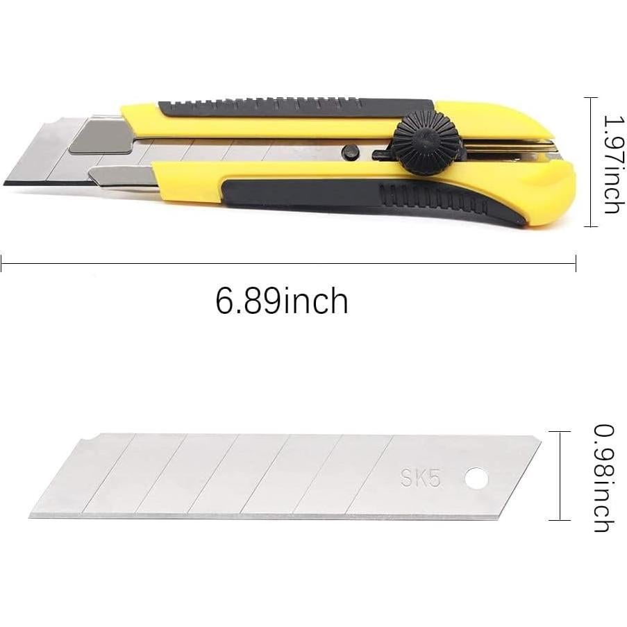 Cuchillo Utility Scimaker 25mm con 10 Hojas SK5 Reemplazables