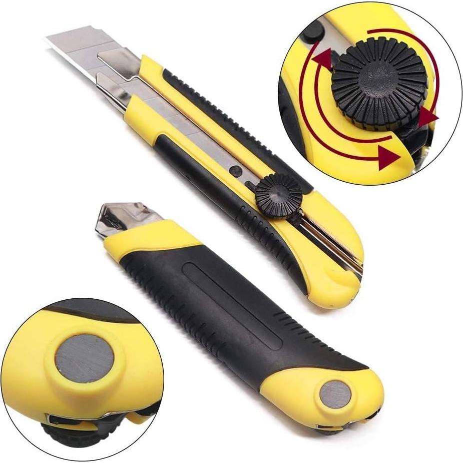 Cuchillo Utility Scimaker 25mm con 10 Hojas SK5 Reemplazables