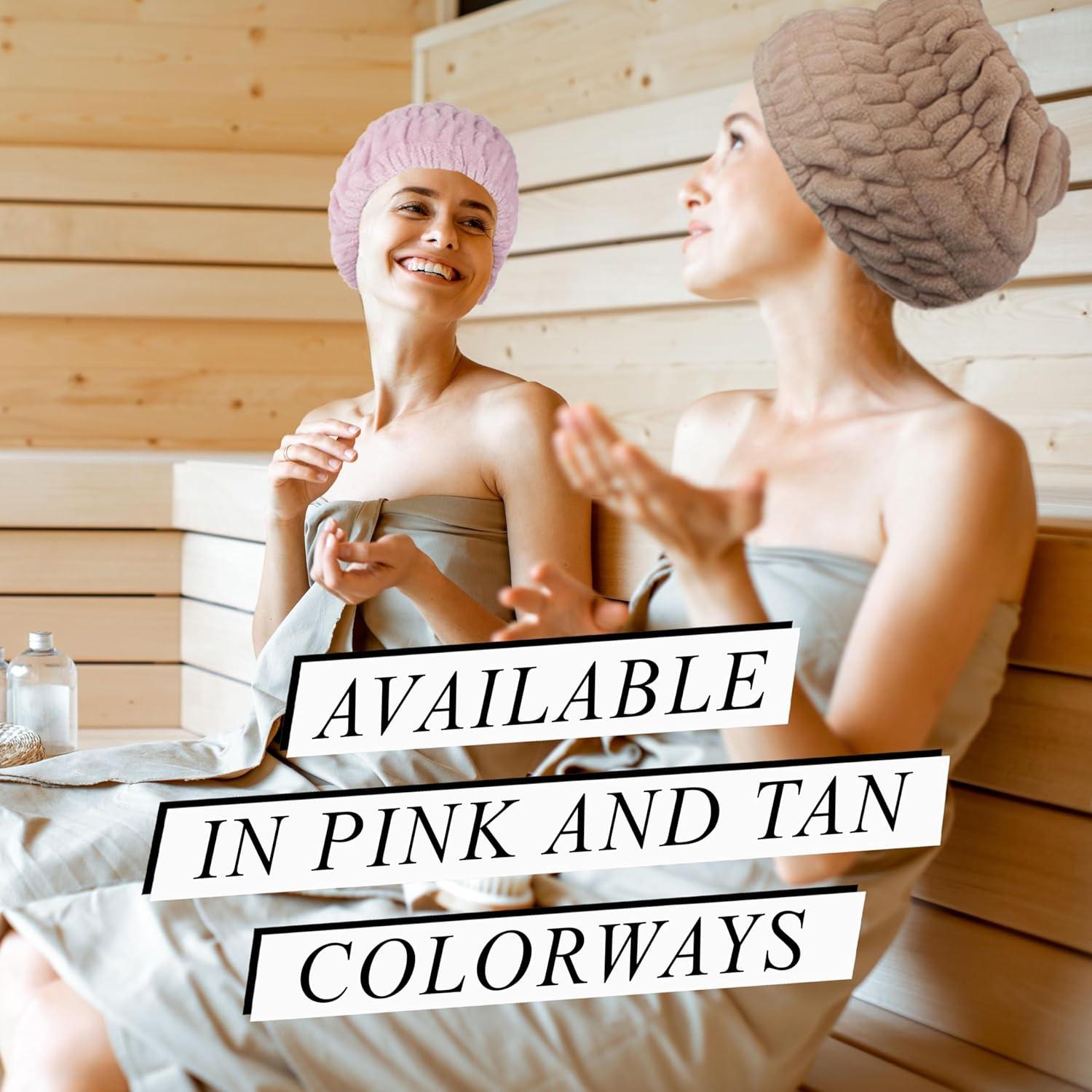 Diadema de Spa Extra Ancha MHB Rosa Microfibra Suave 1pc