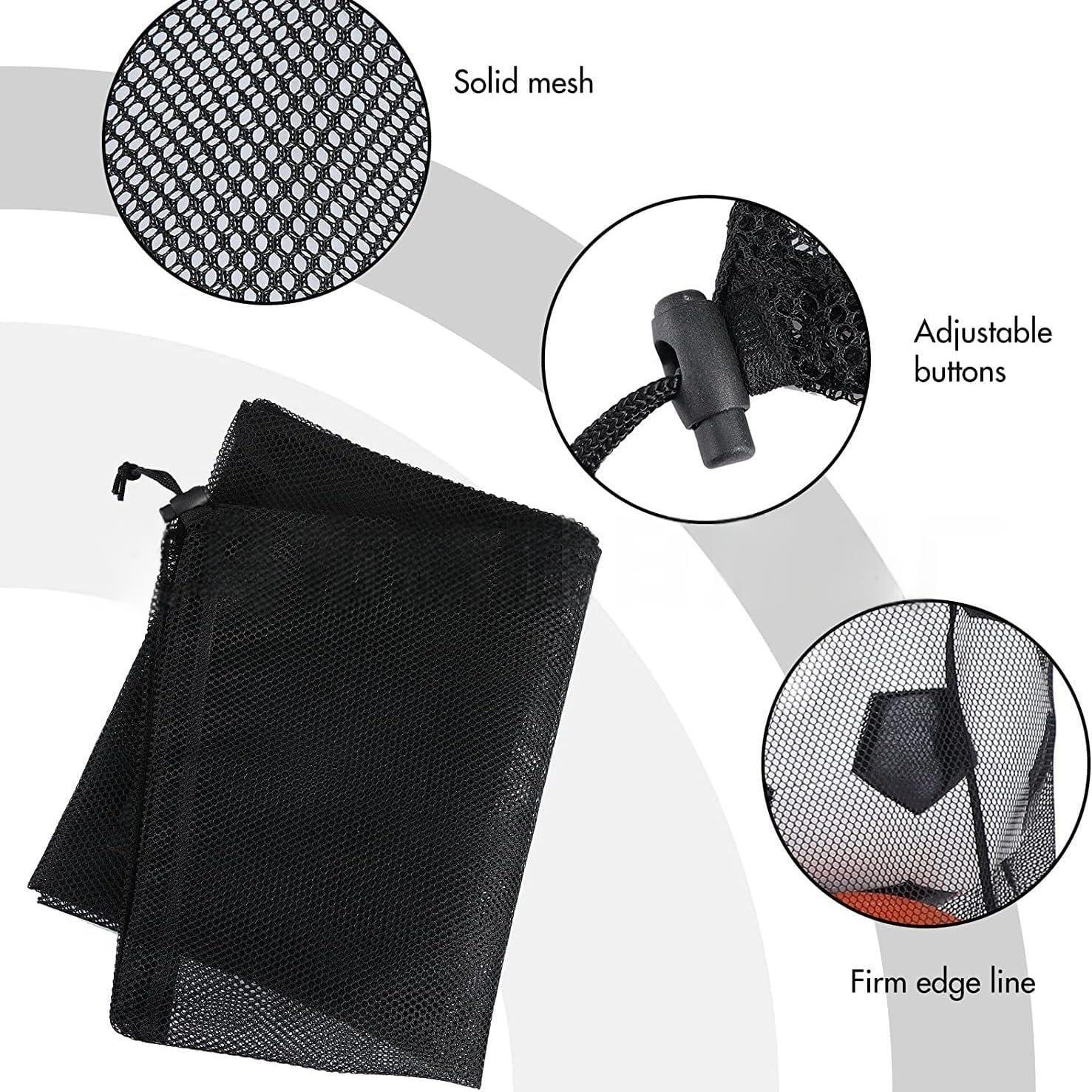 Bolsas de Lavandería ARZASGO, Paquete de 4 Tamaños, Negro