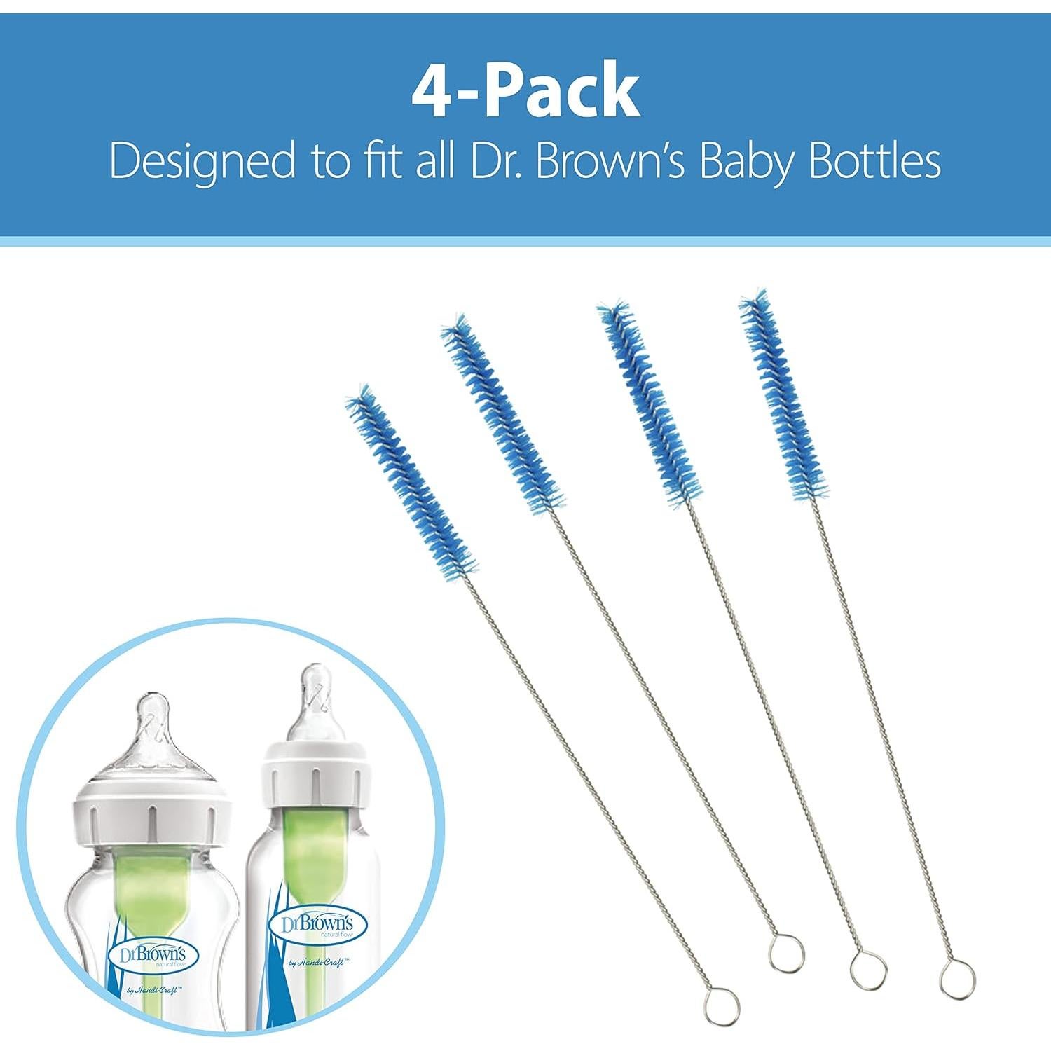 Cepillos de Limpieza Dr. Brown's para Biberones - Paquete de 4