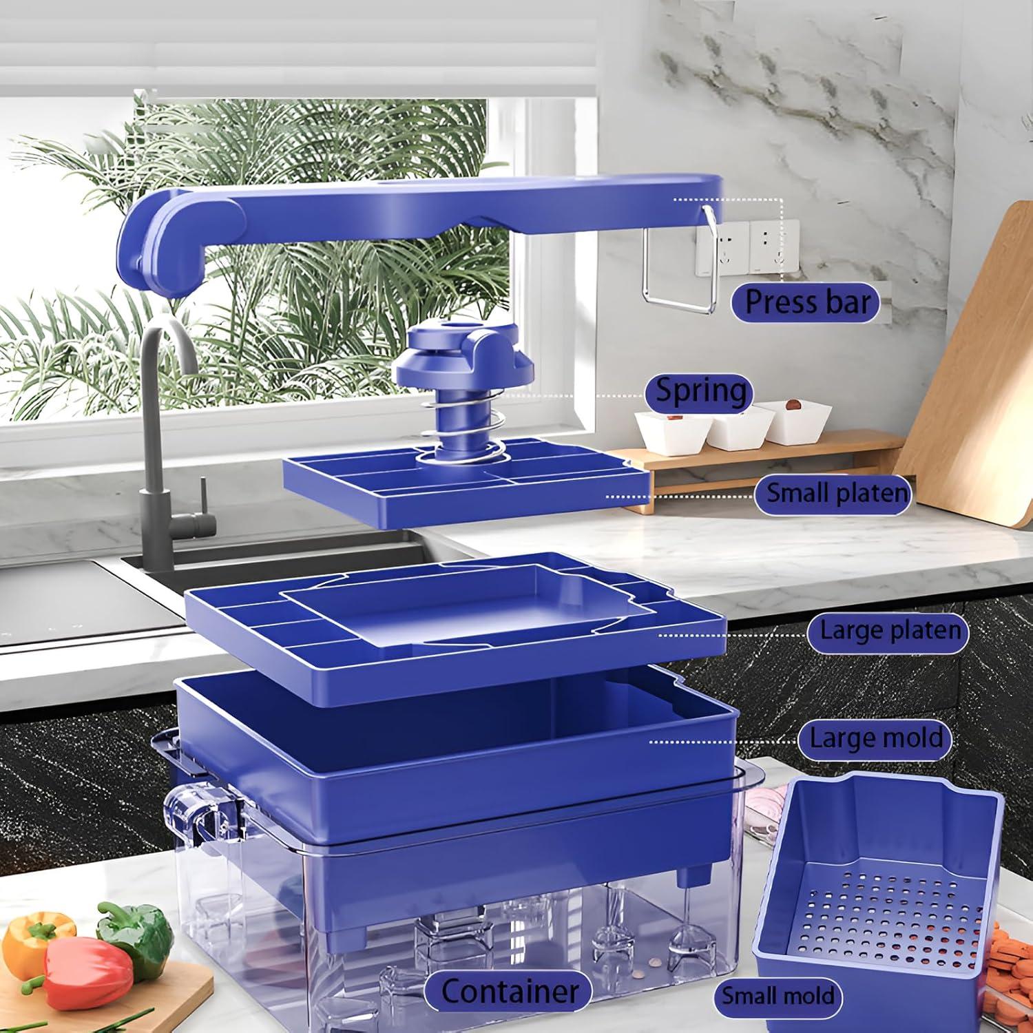 Prensa de Tofu ZGWANSUI 2 Tamaños Apta para Lavavajillas