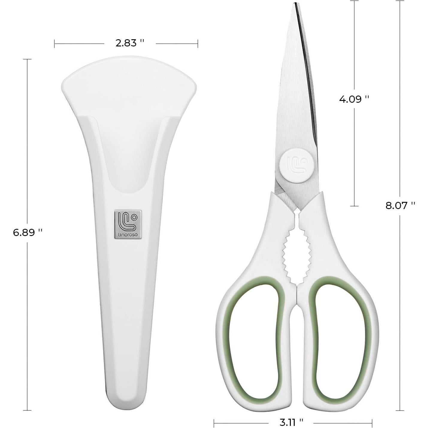 Tijeras de Cocina Linoroso 20.57 cm Multifuncionales con Soporte