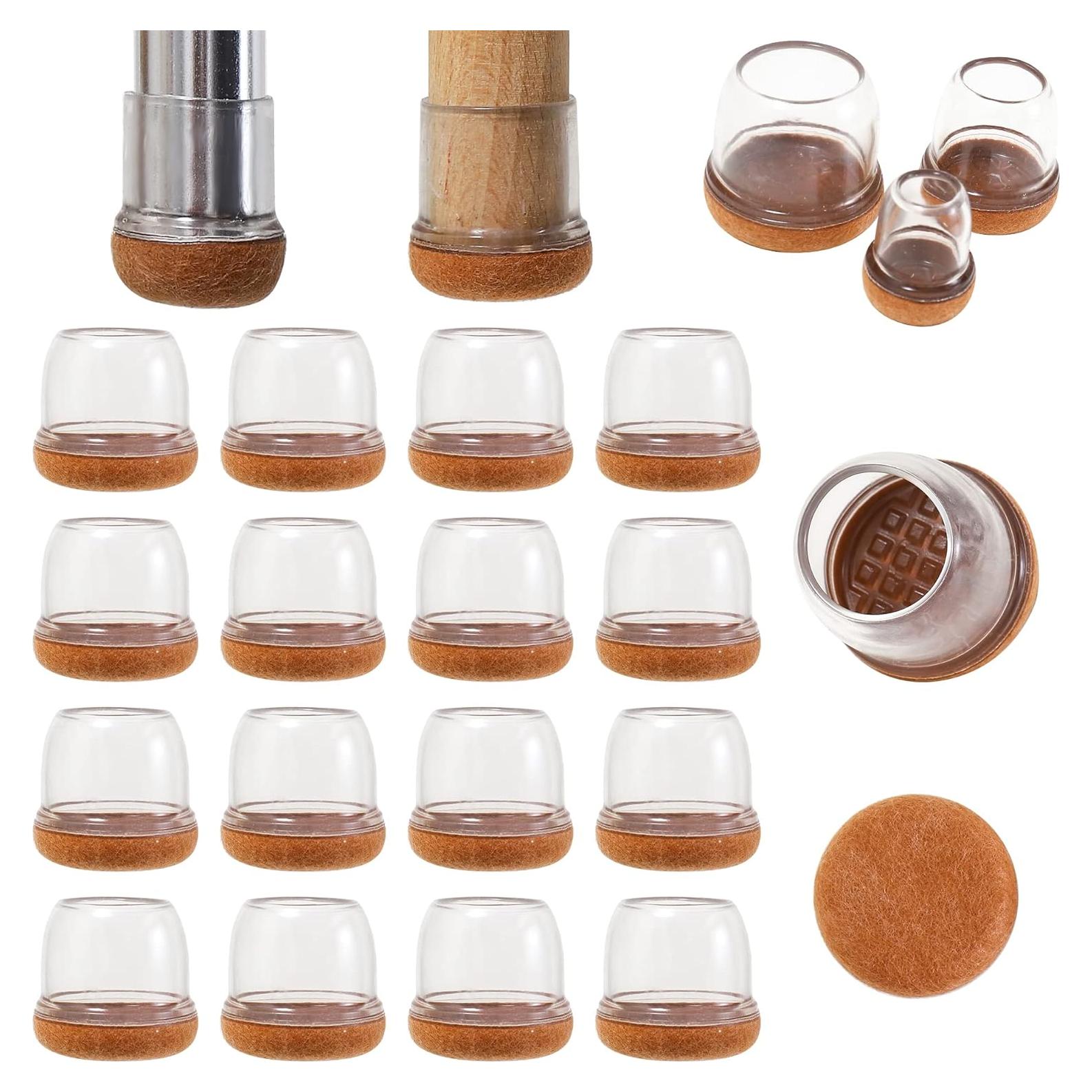 16 Tapones de Silicona para Patas de Silla Kotiorname 2.54 cm