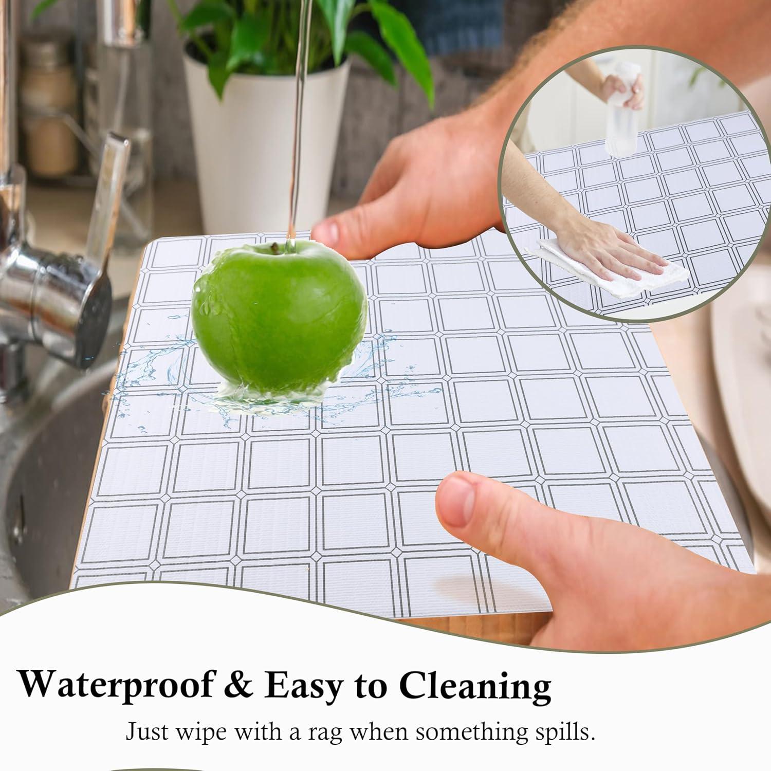 Forro de Estante Antideslizante GMAEURL 25cm x 7.32m Blanco