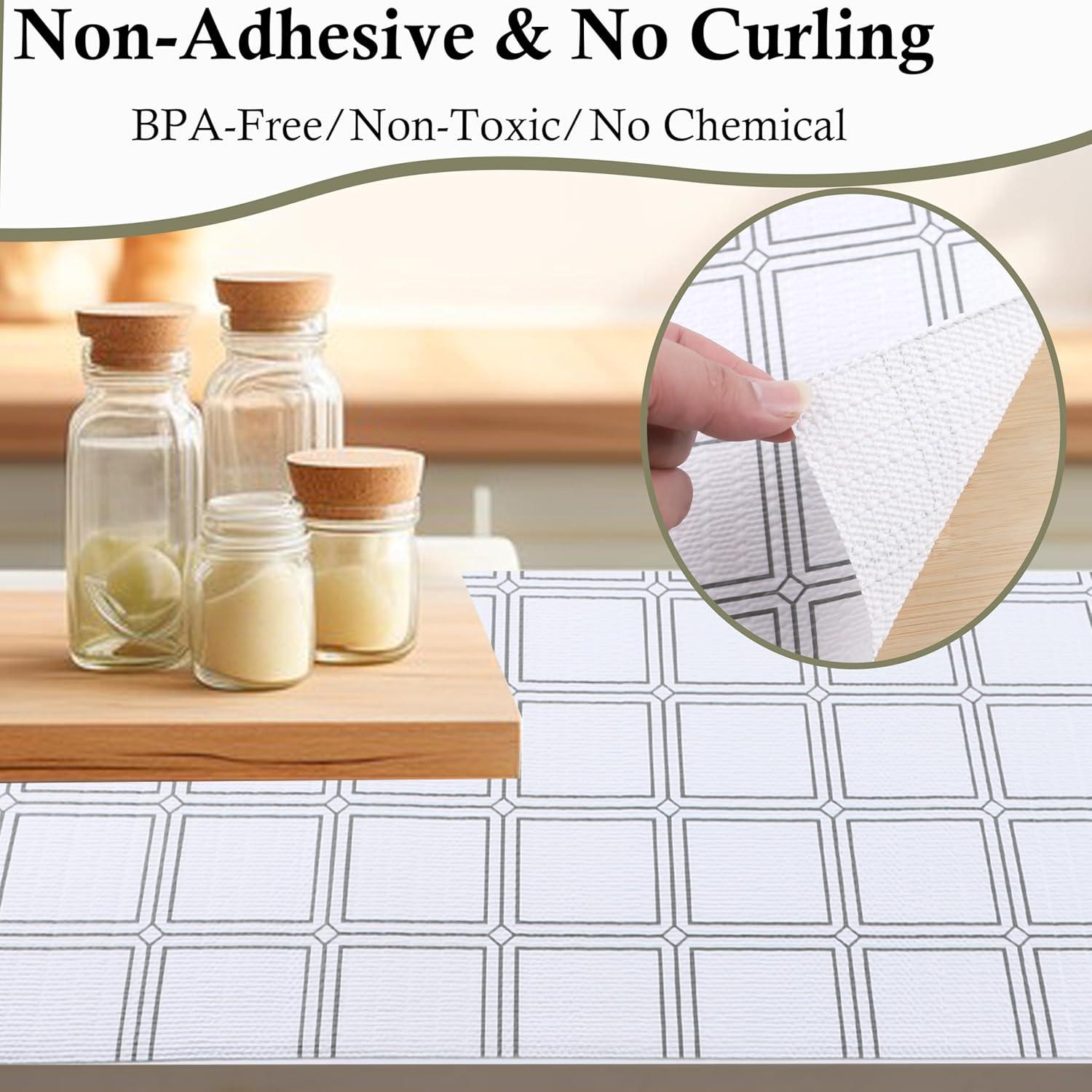 Forro de Estante Antideslizante GMAEURL 25cm x 7.32m Blanco