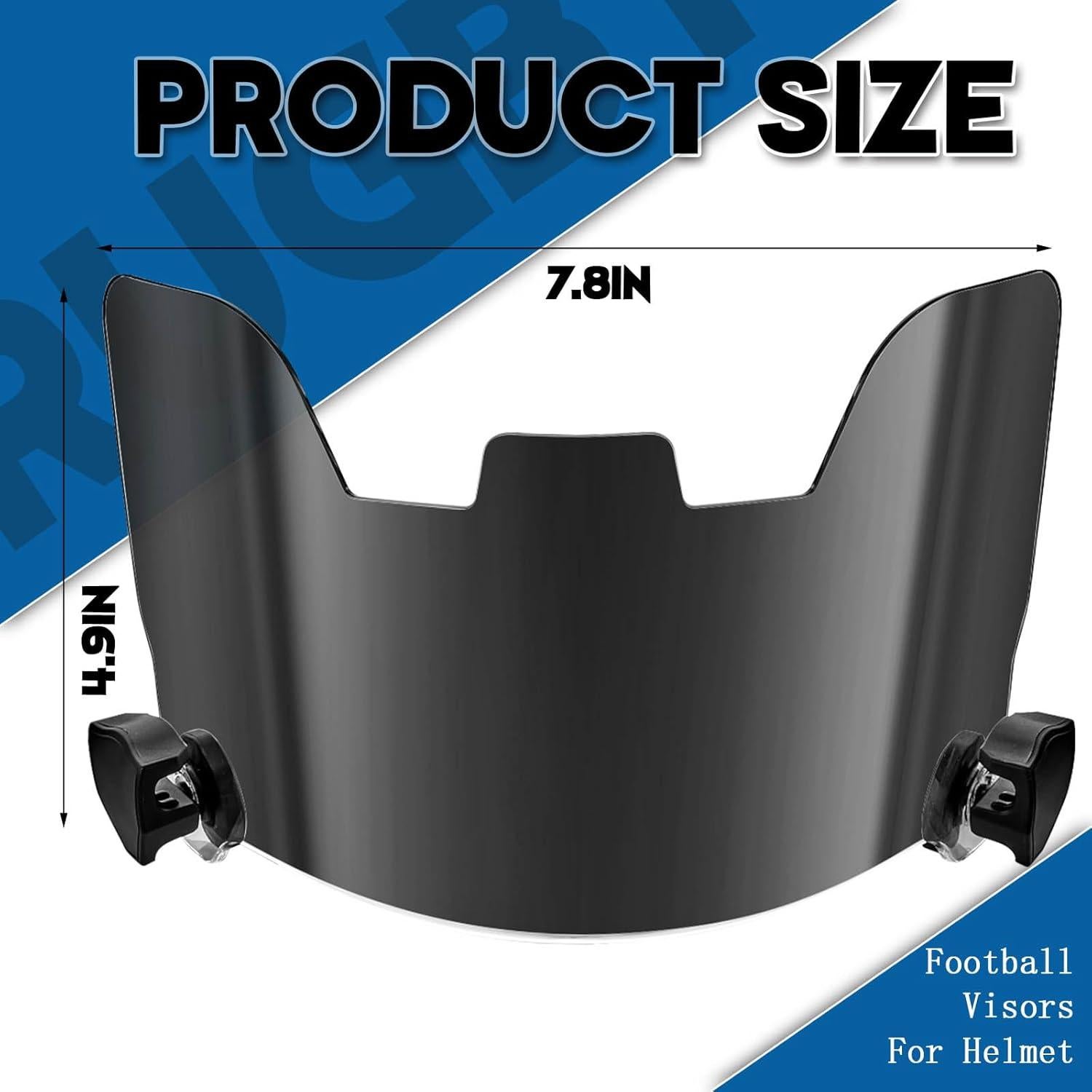 Visera de Fútbol Xuhal para Casco Adulto y Juvenil - 2 Pcs