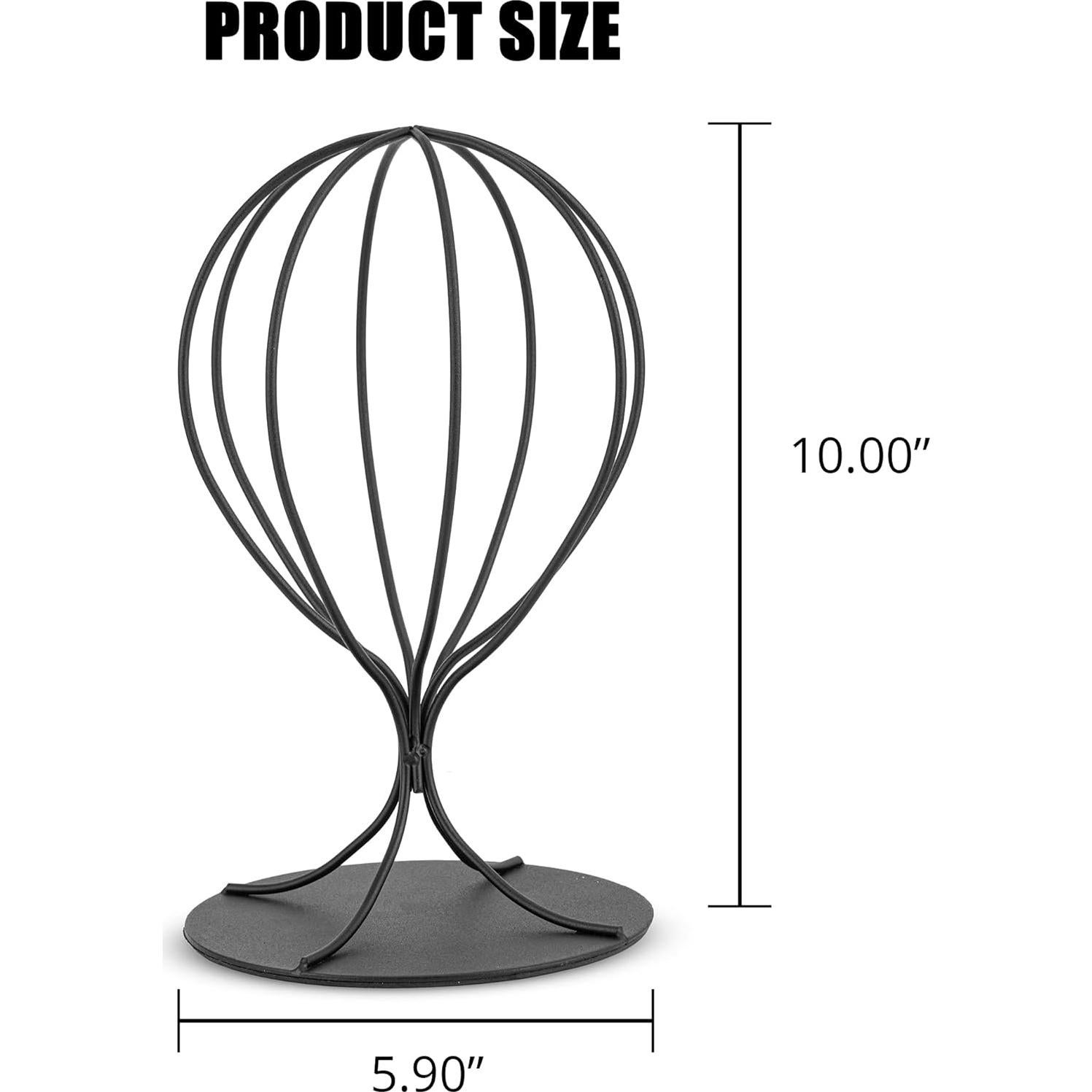 Soporte para Sombreros de Metal Bjewego - Juego de 2, Negro