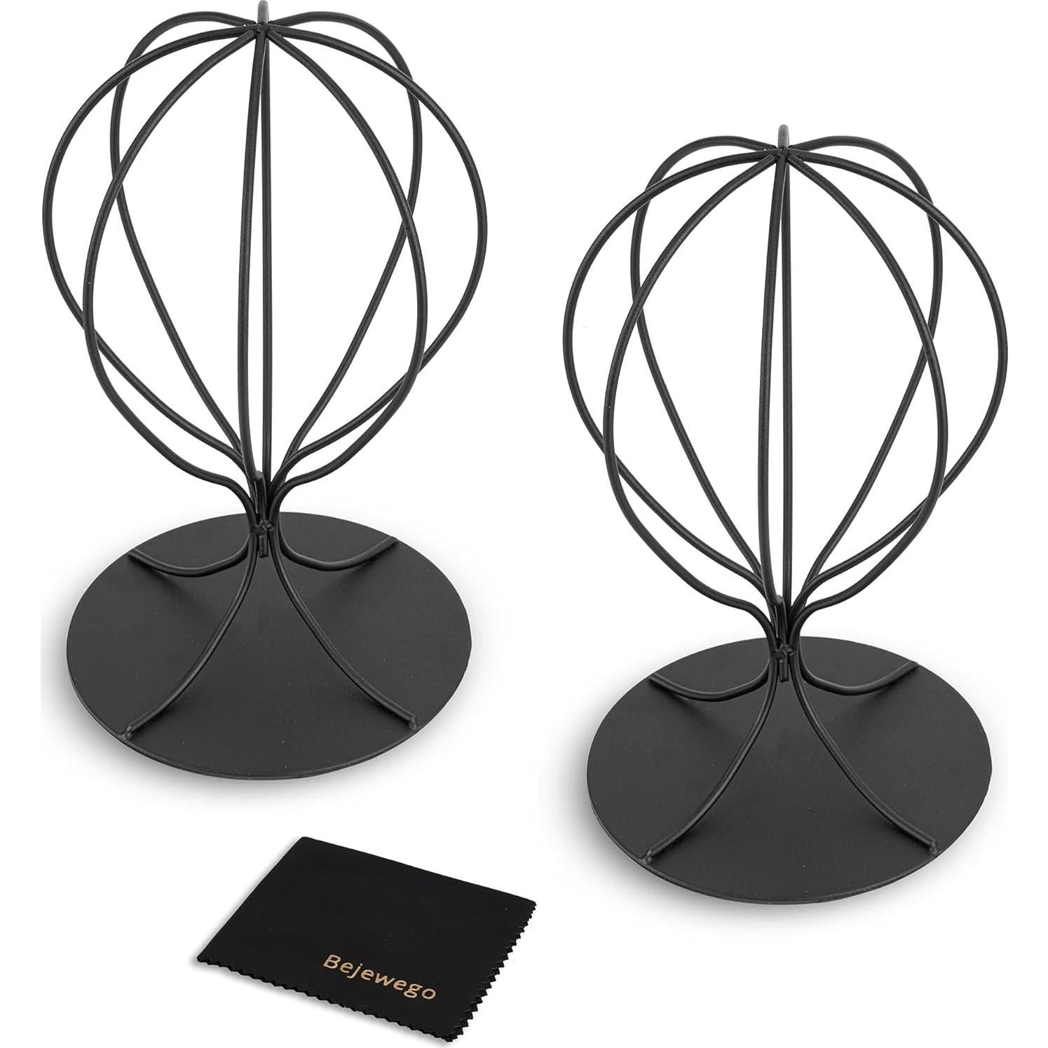 Soporte para Sombreros de Metal Bjewego - Juego de 2, Negro