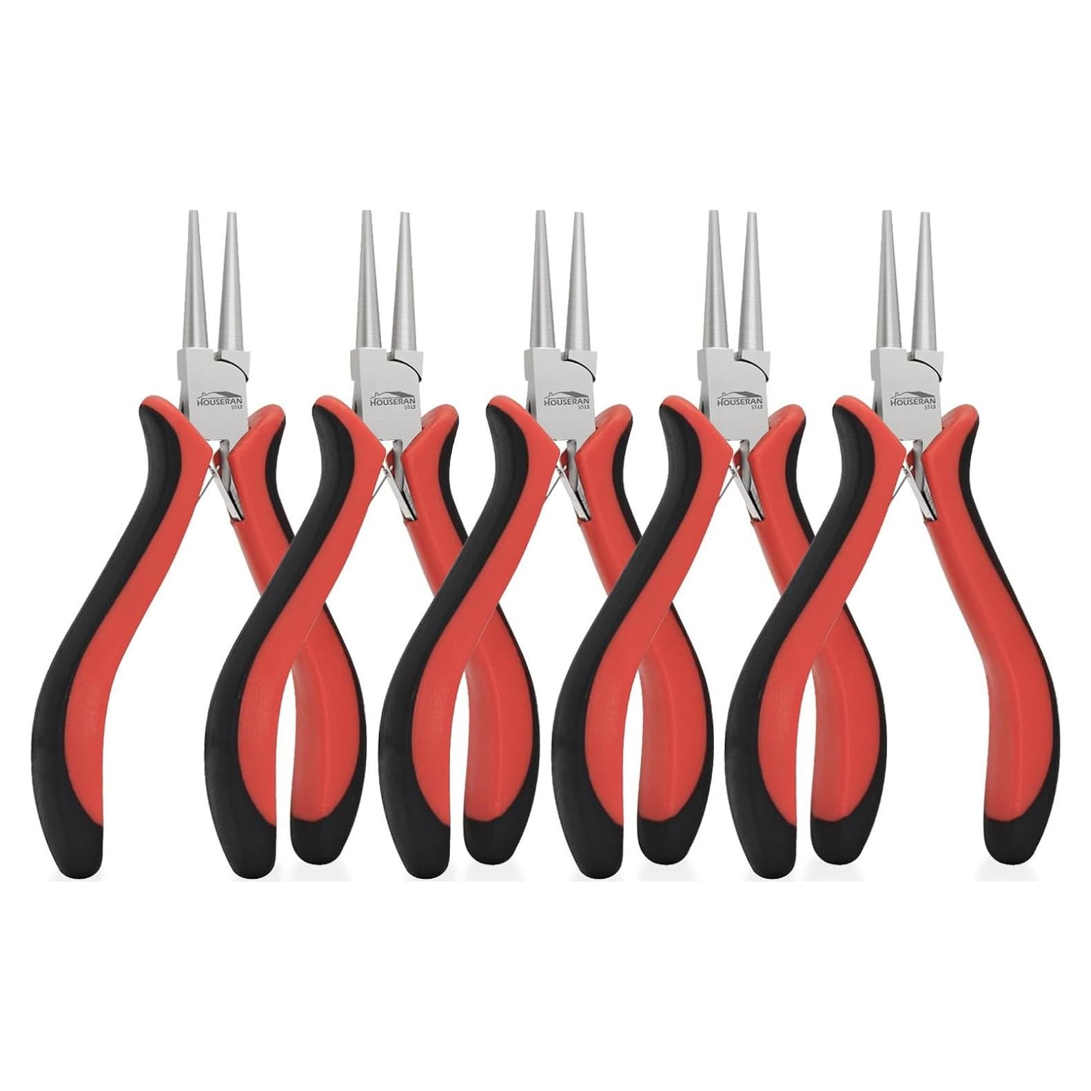 Alicates de Punta Redonda HOUSERAN para Fabricación de Joyas