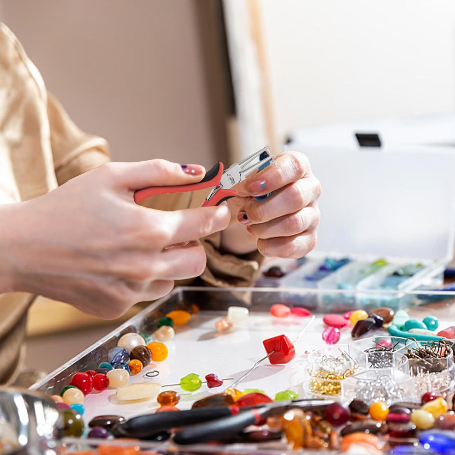 Alicates de Punta Redonda HOUSERAN para Fabricación de Joyas